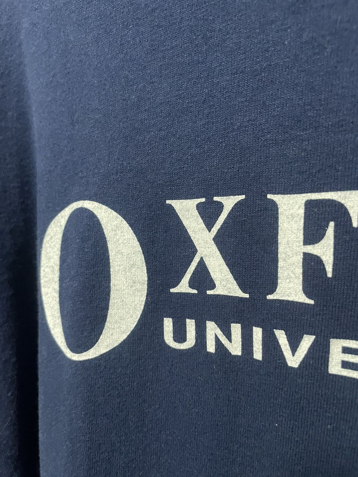 Vintage Vintage 90s Why Study Oxford University T Shjrt Rare Tee Size US XL / EU 56 / 4 - 13 Thumbnail