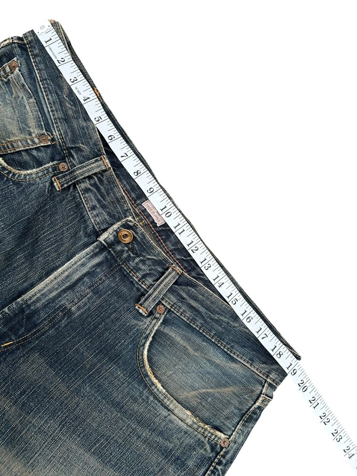 Kapital Vintage Edwin 505ZX Selvedge Distressed Denim Jeans Size US 38 / EU 54 - 17 Thumbnail