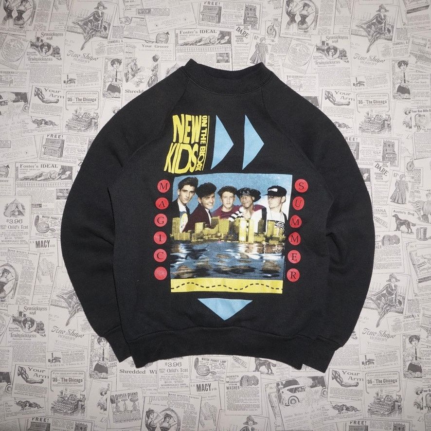 Vintage Large-Vintage Y2K new kids on the block magic 80s sweatshirt Size US L / EU 52-54 / 3 - 1 Thumbnail