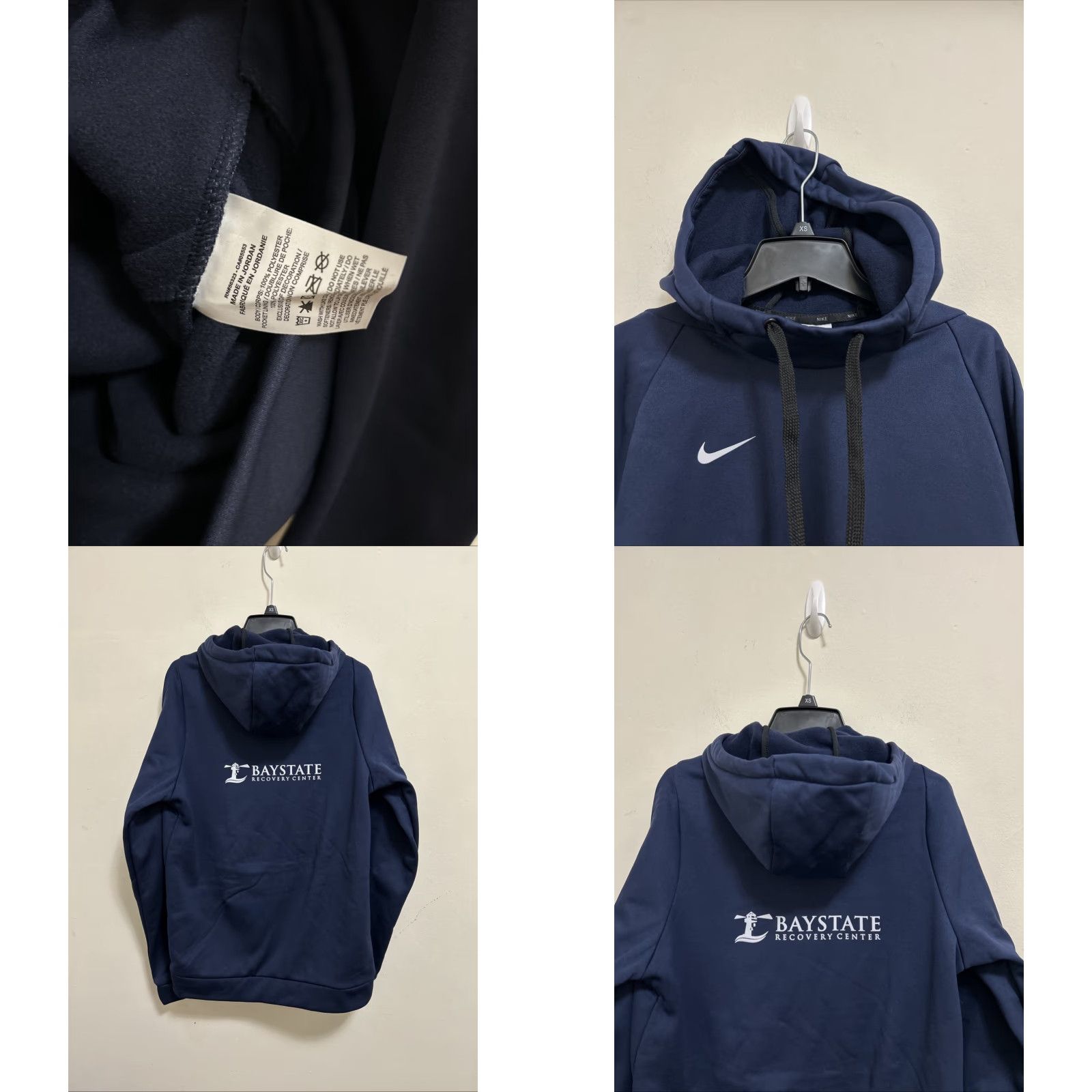 Nike Nike Therma-FIT Hoodie Mens S Blue Pullover Fleece Lined Sweatshirt CN9473-419 Size US S / EU 44-46 / 1 - 8 Thumbnail