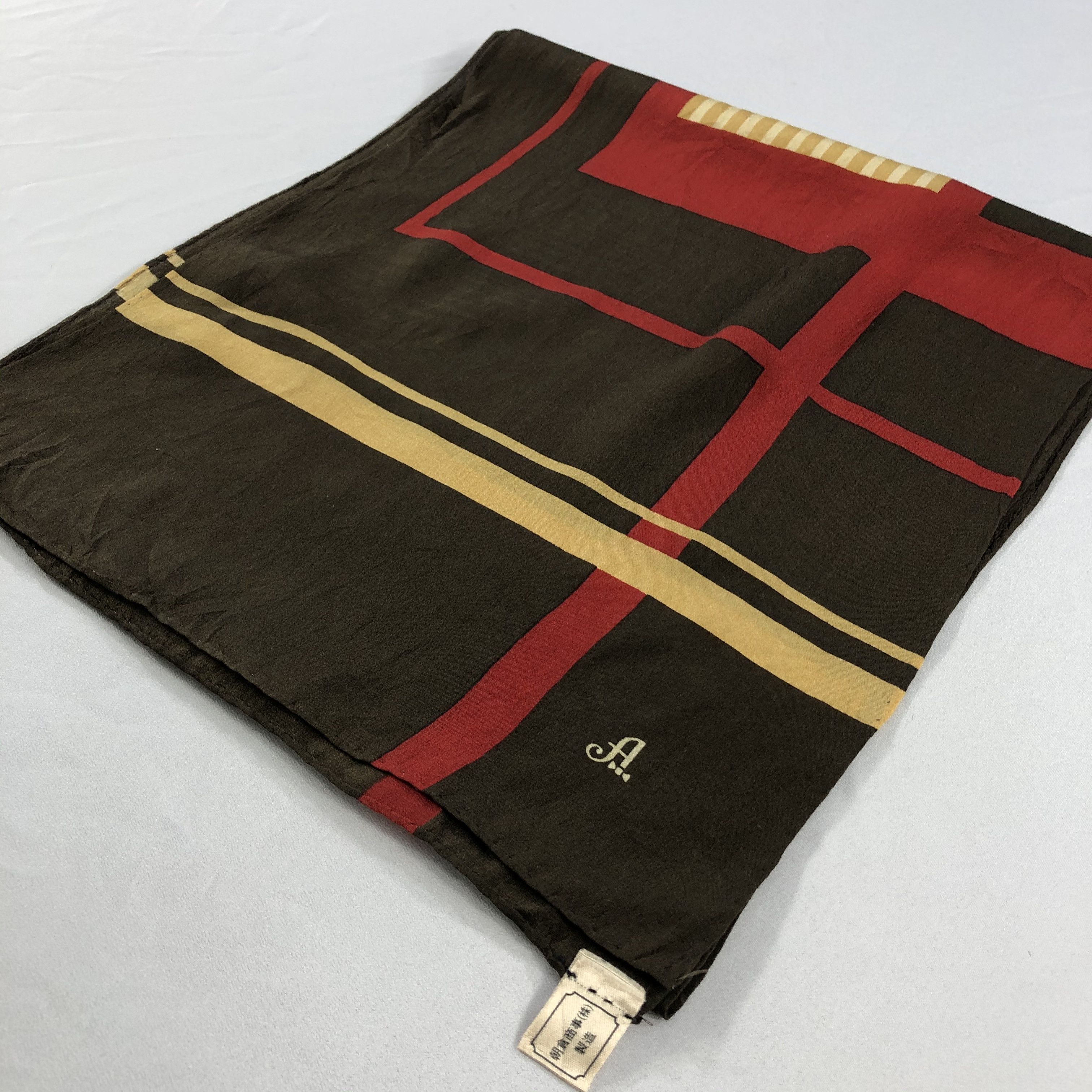 Vintage Vintage Silk Scarf Size ONE SIZE - 4 Thumbnail