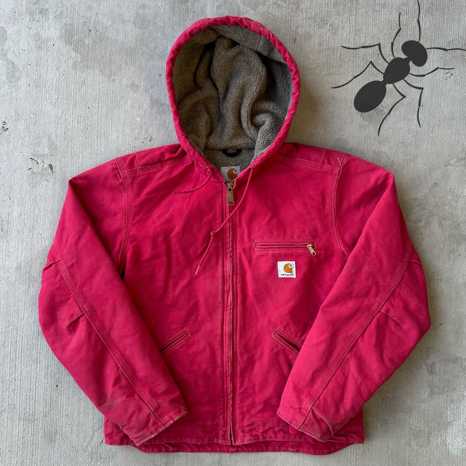 Vintage Y2K Carhartt WOMENS WJ141 SCA Pink Sierra jacket