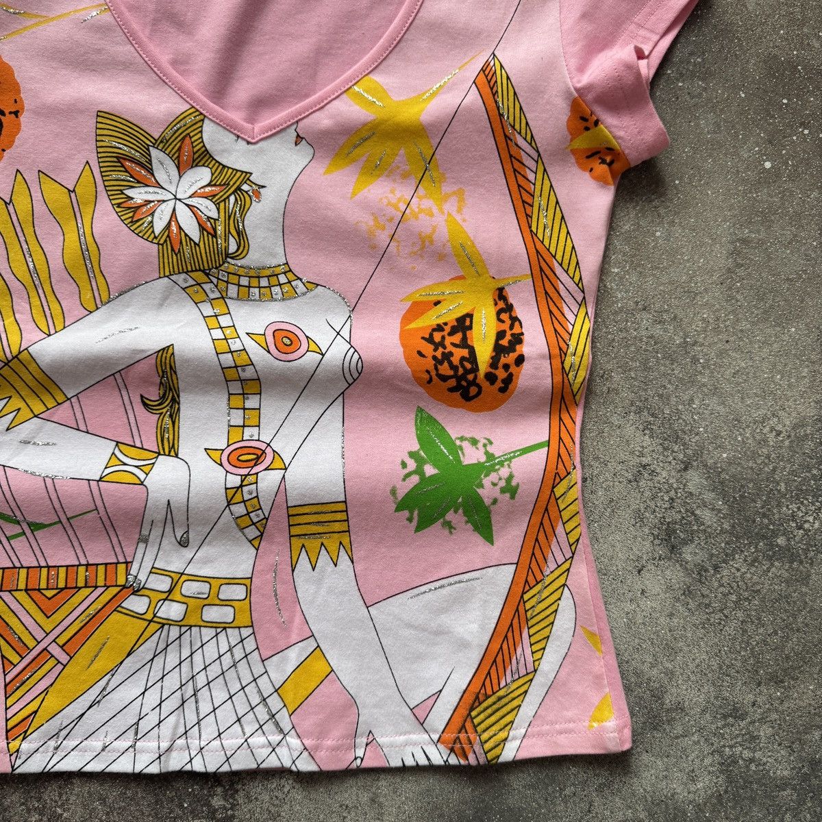 Hysteric Glamour Amazing 2000’s Aesthetic Glam Y2K Sexy Girl Printed T-Shirt Size M / US 6-8 / IT 42-44 - 6 Thumbnail