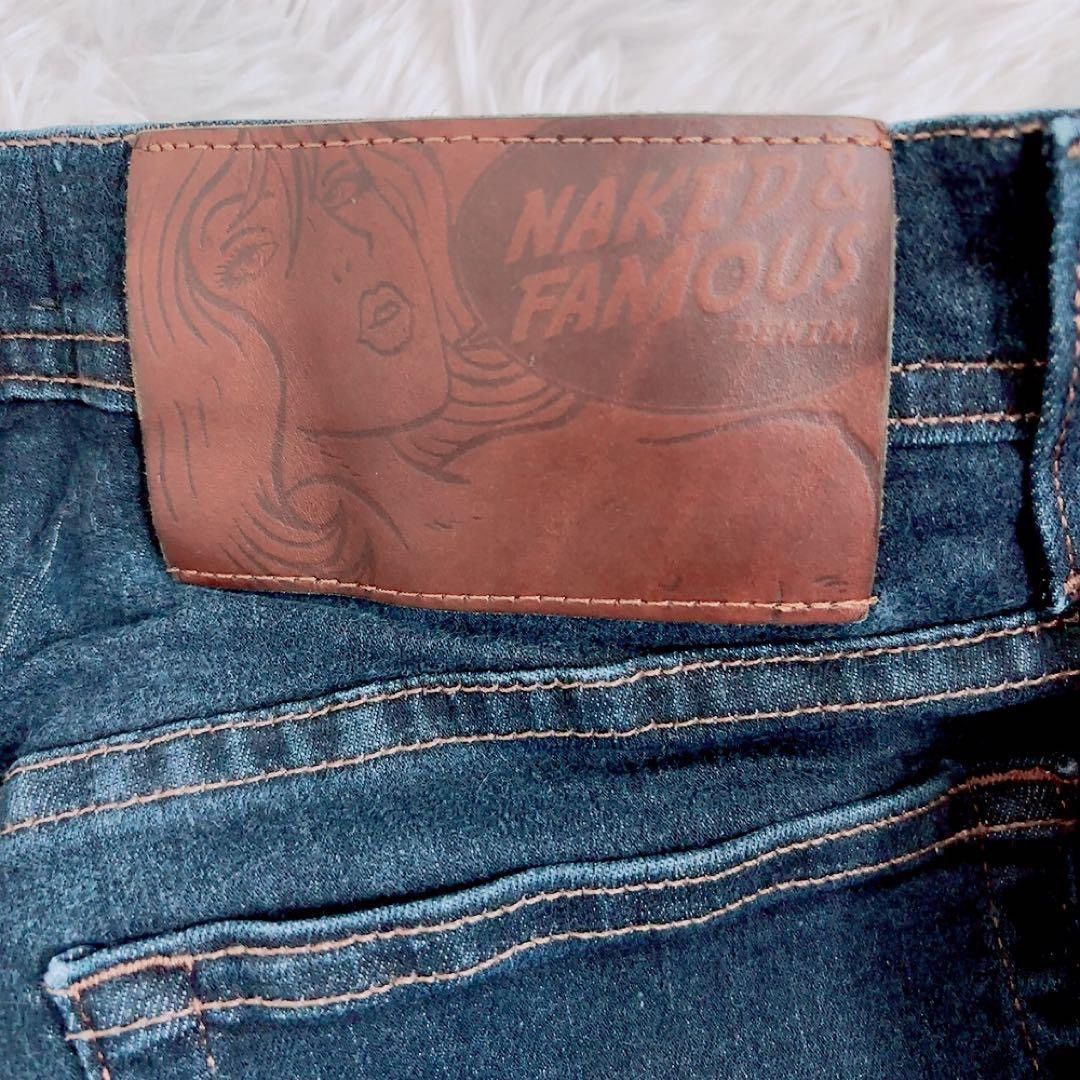 Naked & Famous Naked & Famous Dark Blue Denim (Stretch) Size US 28 / EU 44 - 12 Thumbnail