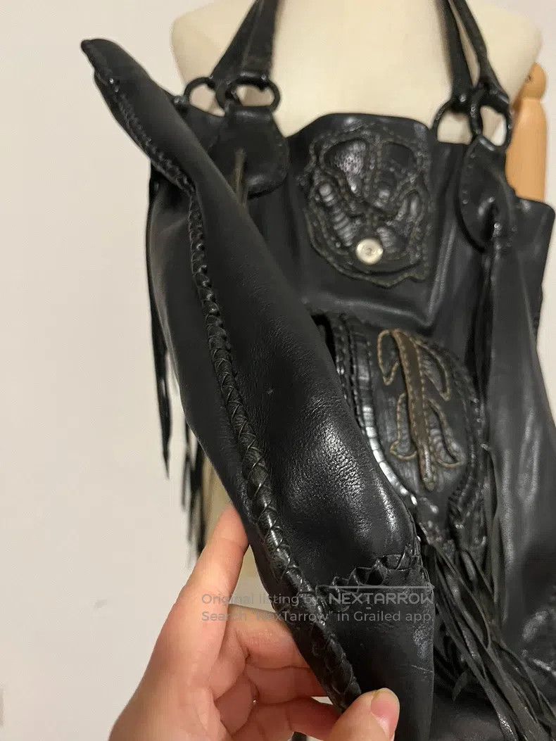 Share Spirit Homme share spirit Handbag, tote bag with fringed amber decorati Size ONE SIZE - 5 Thumbnail