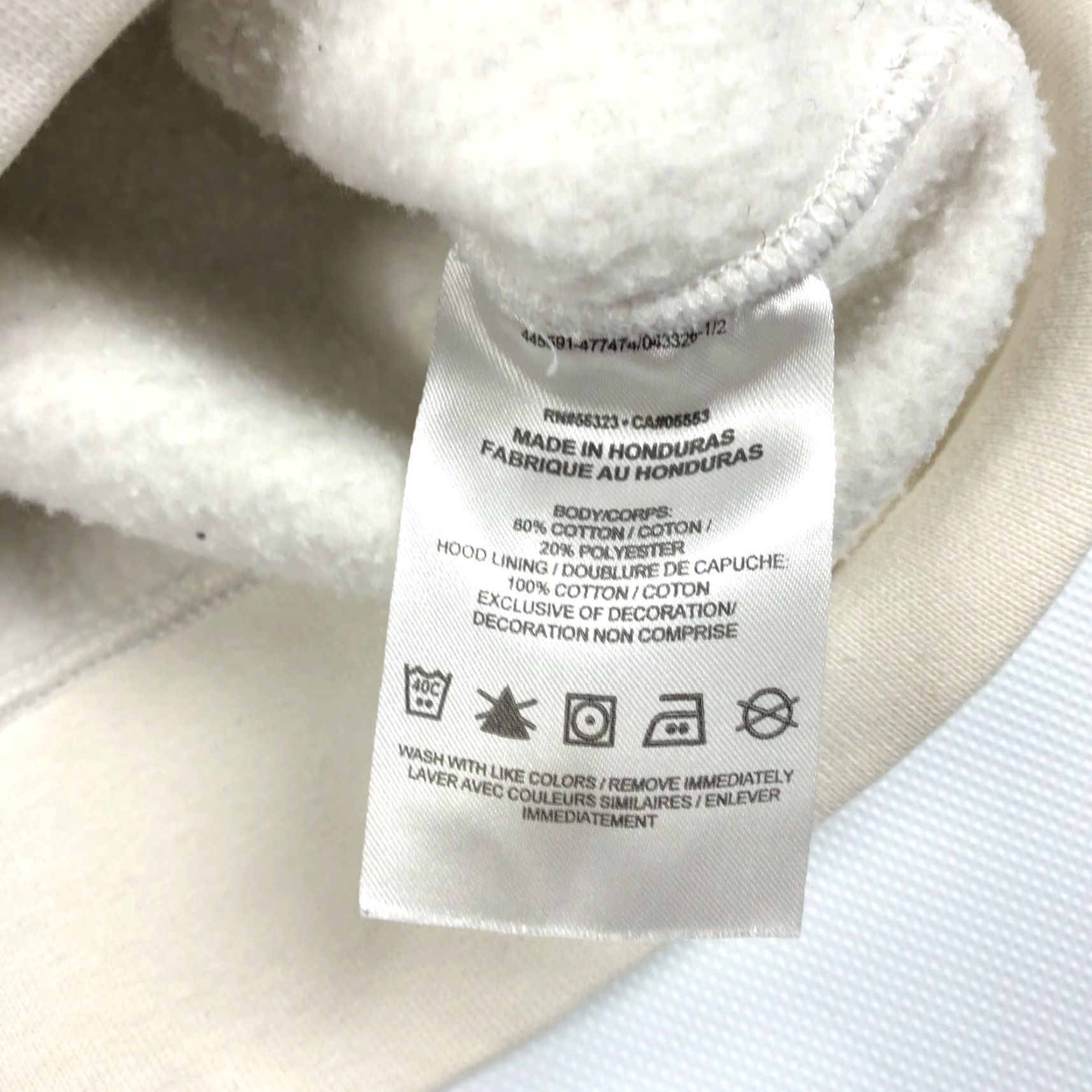 Nike Nike Hoodie Men Small NSW Club Fleece Essentials Sweatshirt Pullover Scuba Neck Hooded Pockets Regular White Sportswear Shortered Size US S / EU 44-46 / 1 - 7 Thumbnail