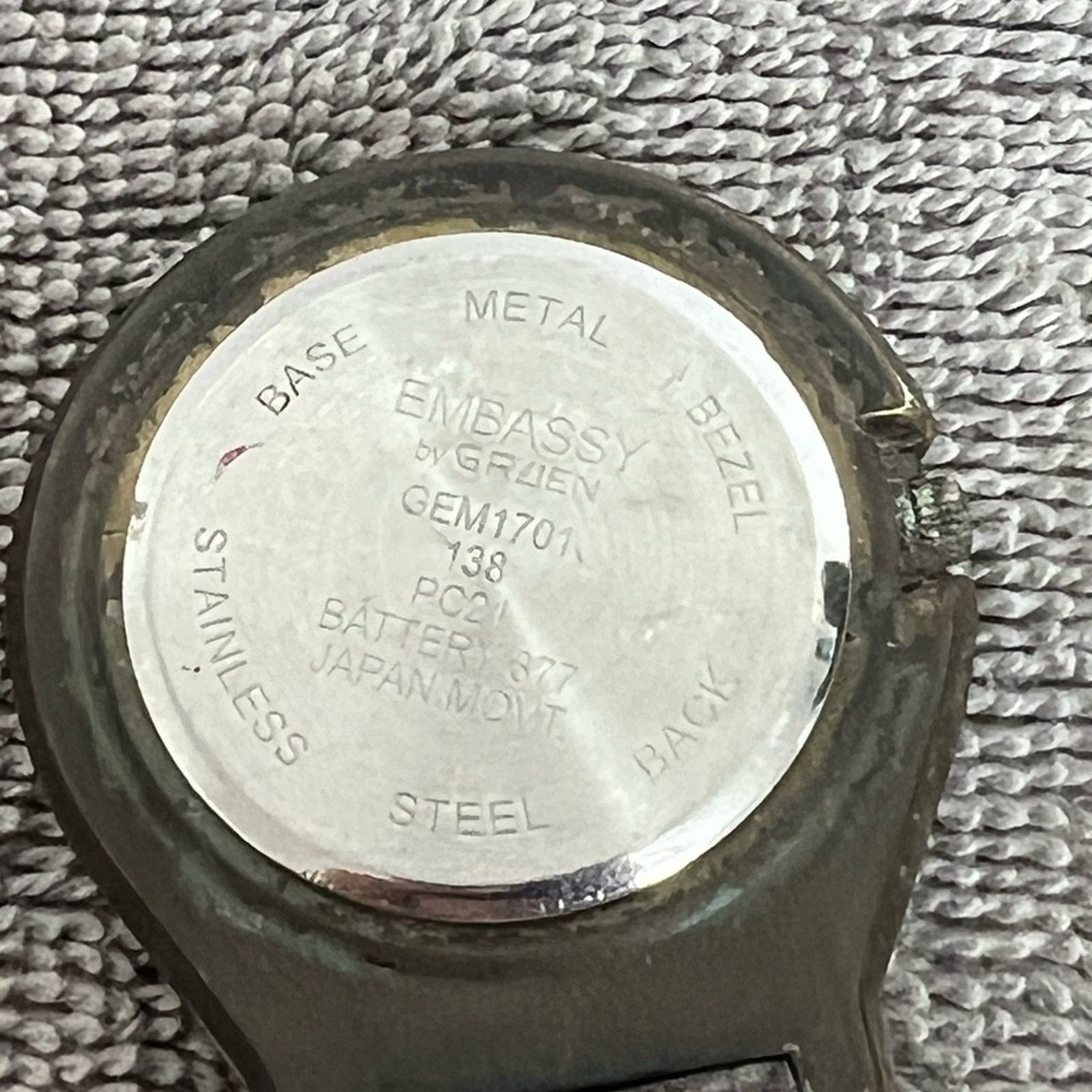 Other Embassy by Gruen Watch Sports Clip On Pocket Watch Untested Size ONE SIZE - 3 Thumbnail