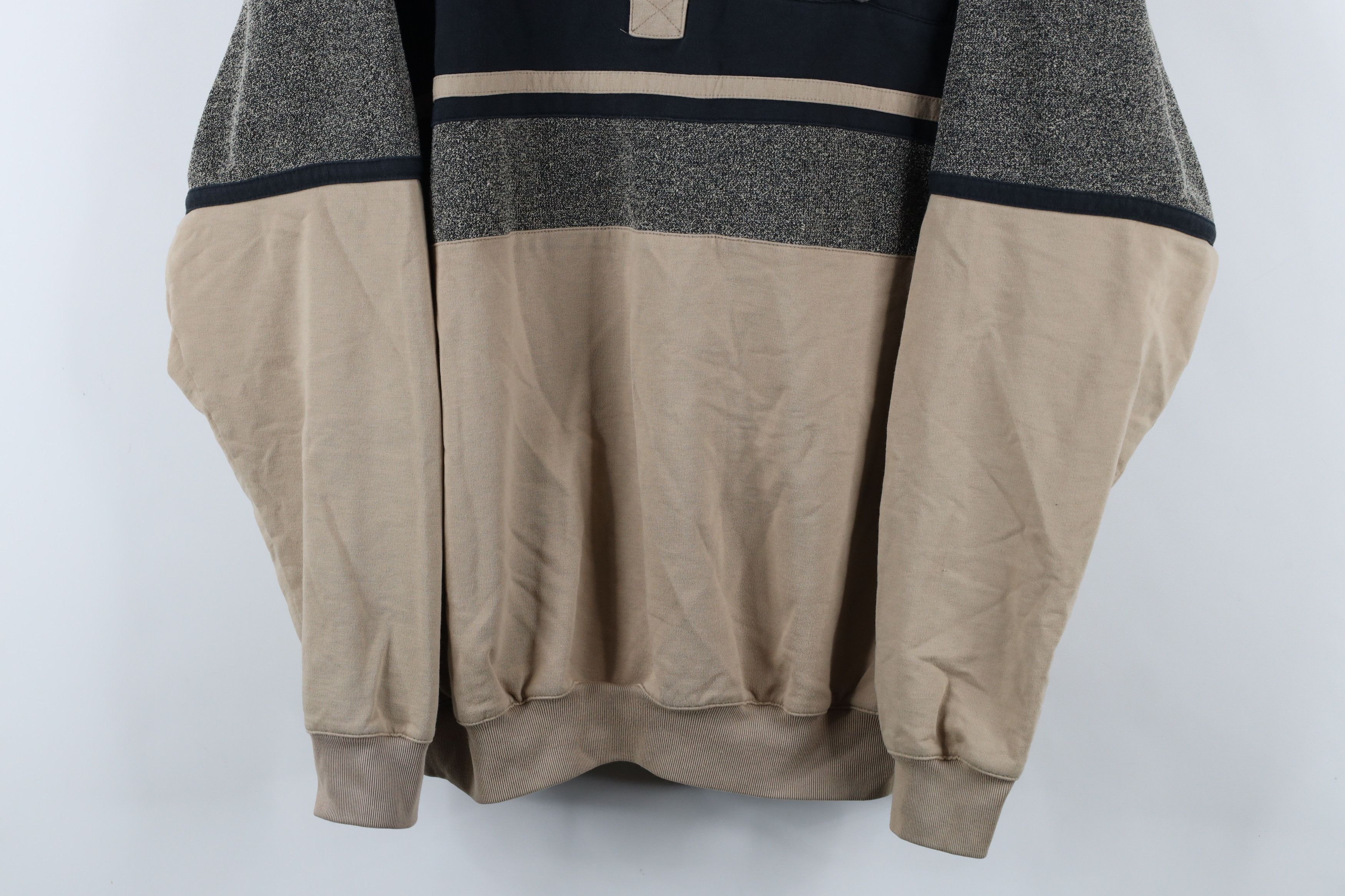 Vintage Vintage 90s Streetwear Block Collared Pullover Polo Shirt Size US L / EU 52-54 / 3 - 3 Thumbnail