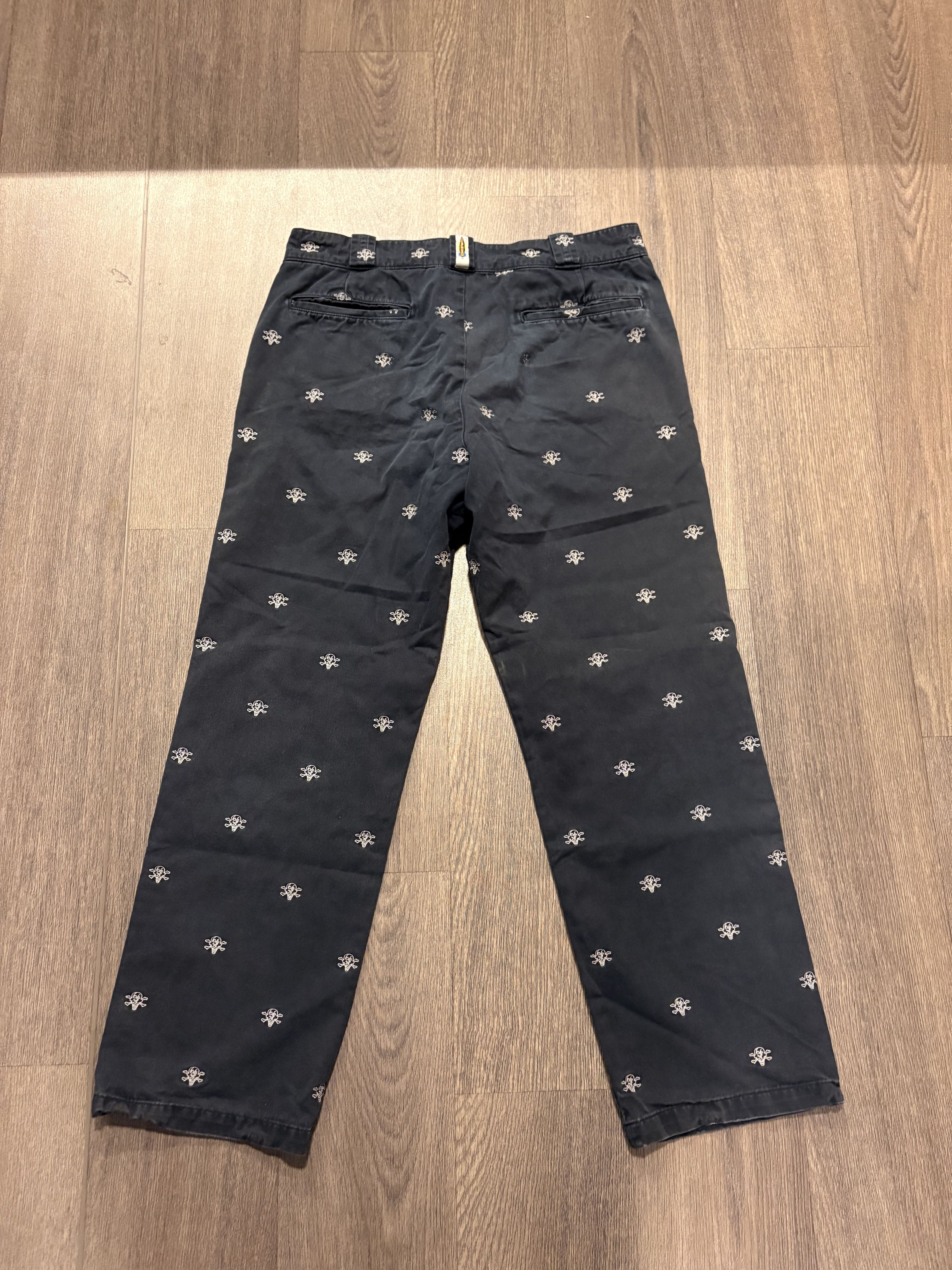 Billionaire Boys Club BBC "Bones & Cones" embroidered trousers Size US 31 - 3 Thumbnail