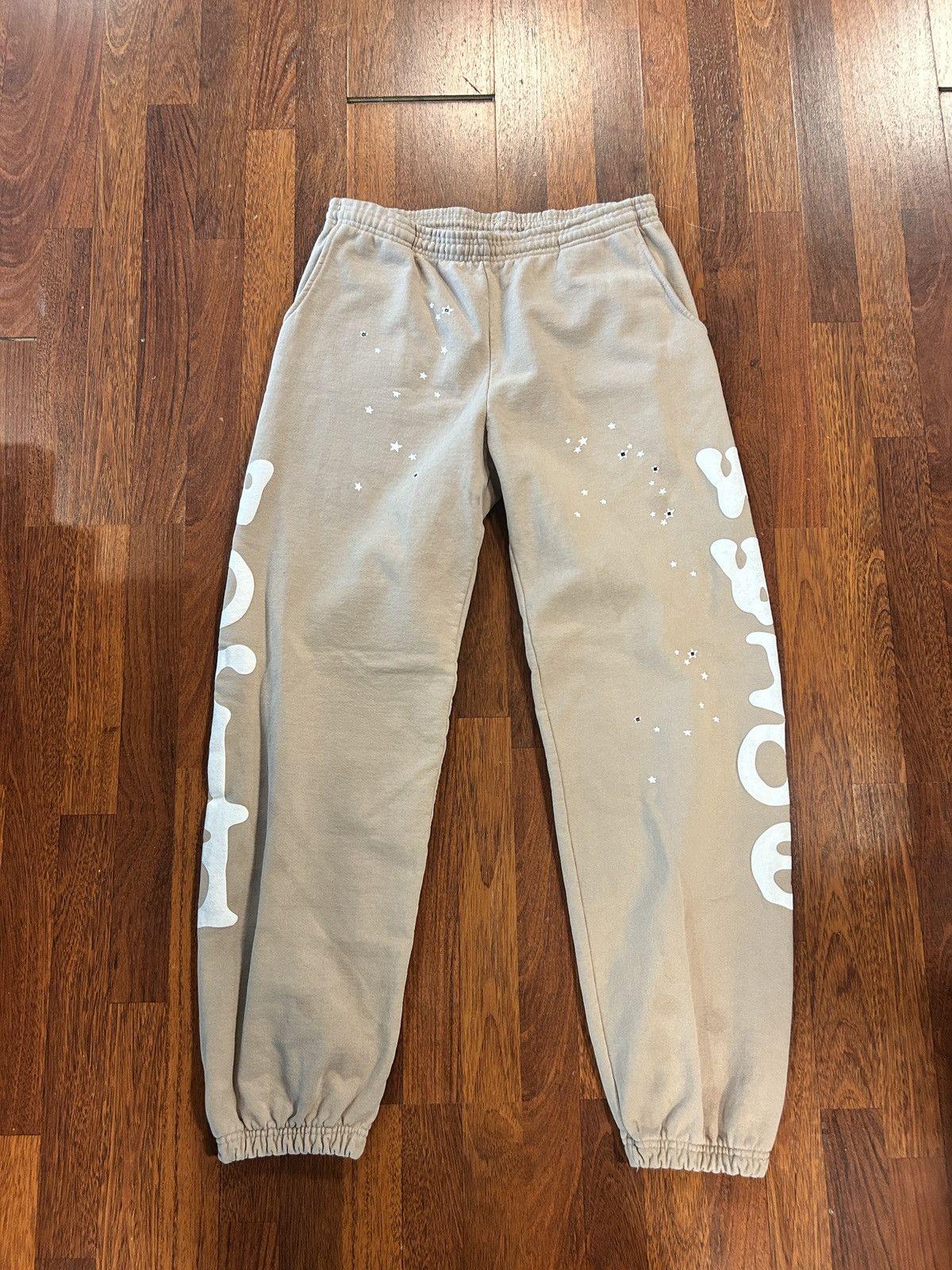 Sp5der Beluga Sweatpants Sand Size L