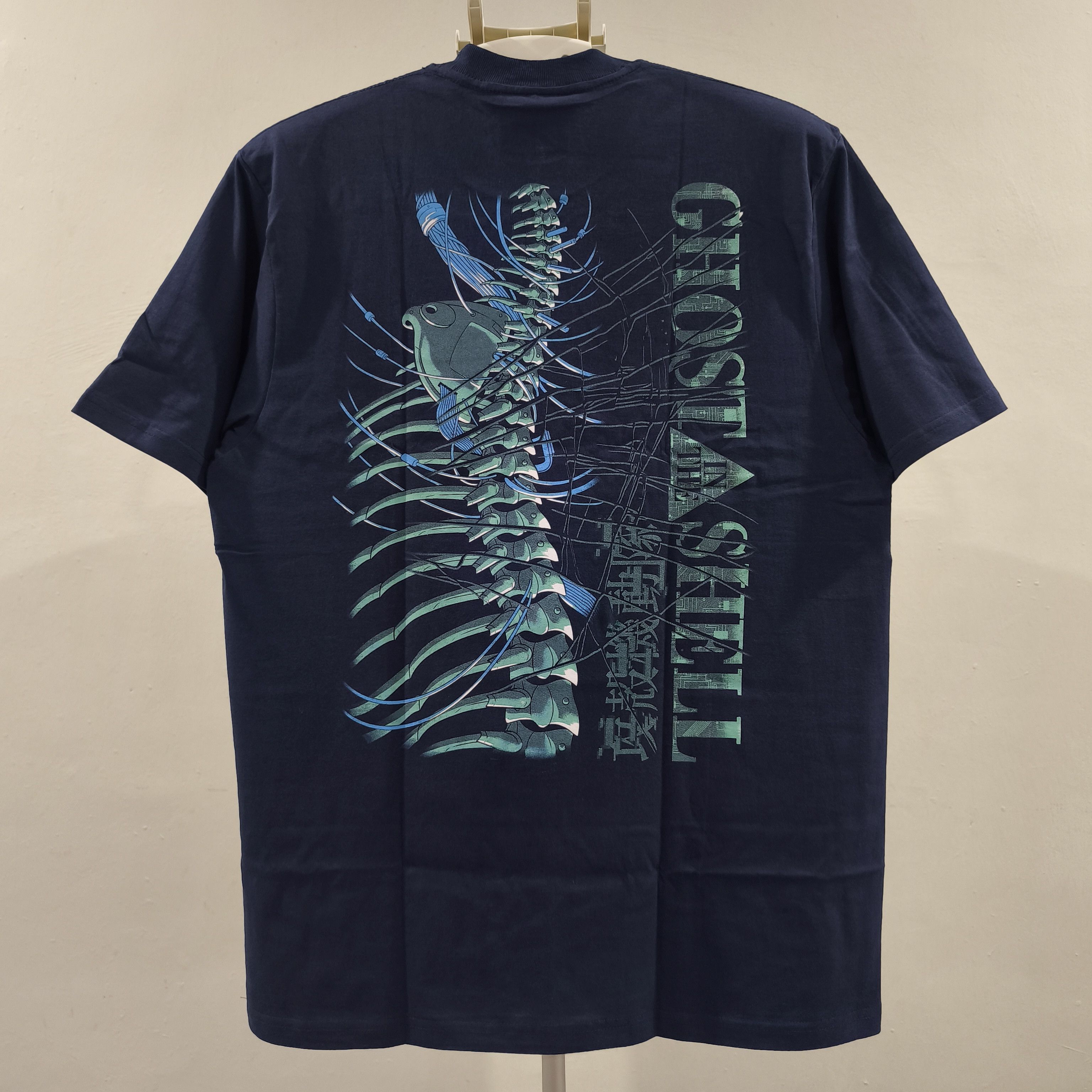 Anime Ghost In The Shell 1995 Navy T-shirt Size US XL / EU 56 / 4 - 9 Thumbnail