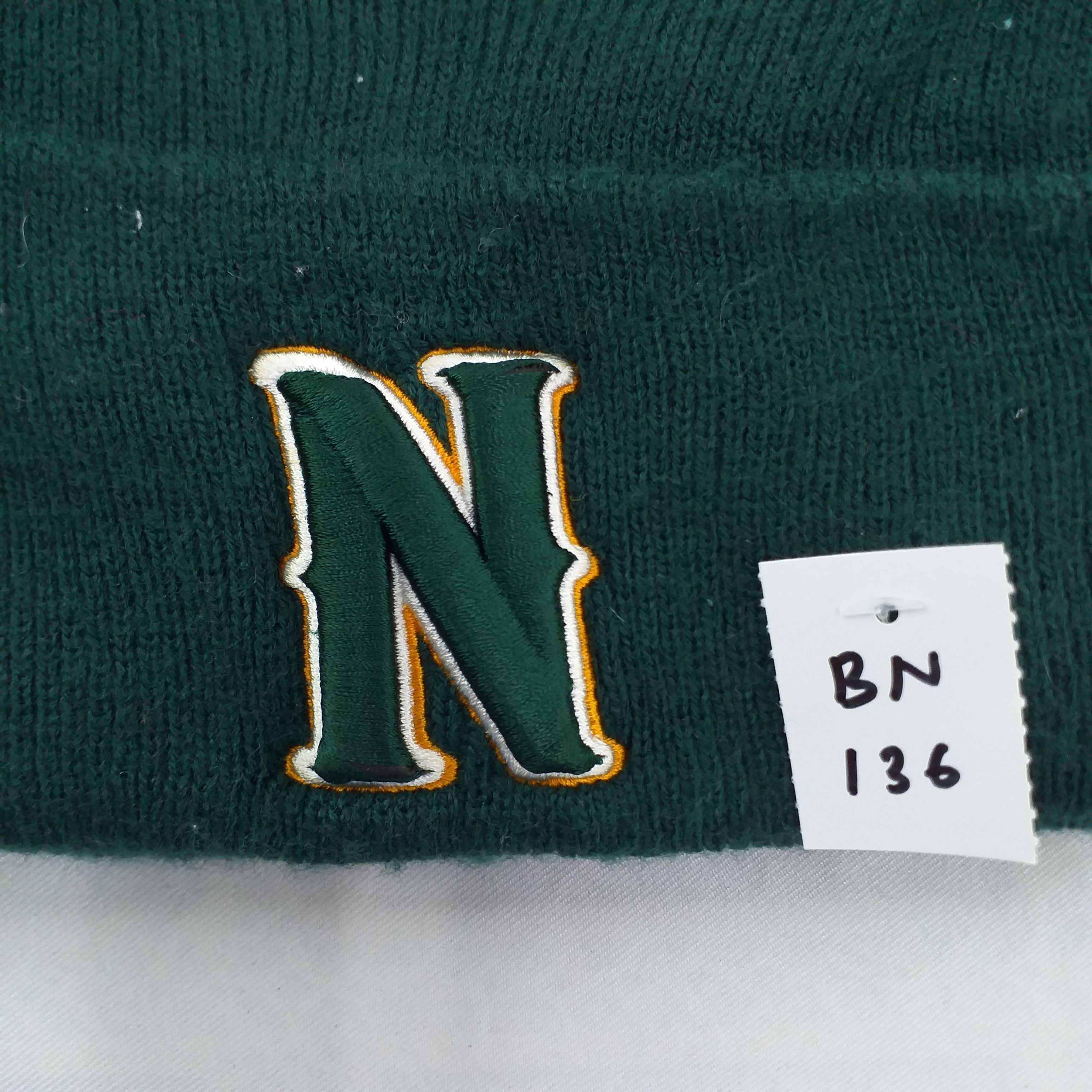 Japanese Brand Letter 'N' Embroidery Snow Cap Hat Beanie -BN136 Size ONE SIZE - 6 Thumbnail