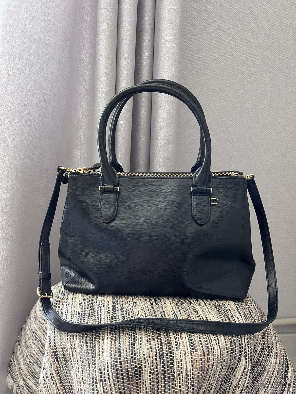 Vintage woman Polo Ralph Lauren Bag Calfskin