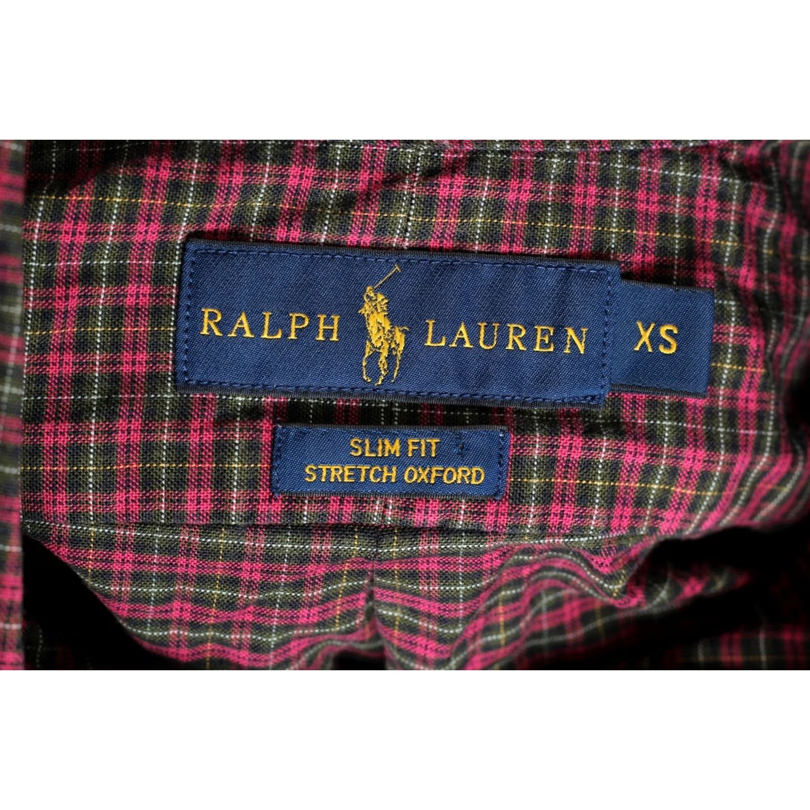 Ralph Lauren RALPH LAUREN Stretch Oxford Shirt Men XS Slim Fit Long Sleeve Check Multicoloured 90s Designer Classic Vs2004 Size US XS / EU 42 / 0 - 6 Thumbnail