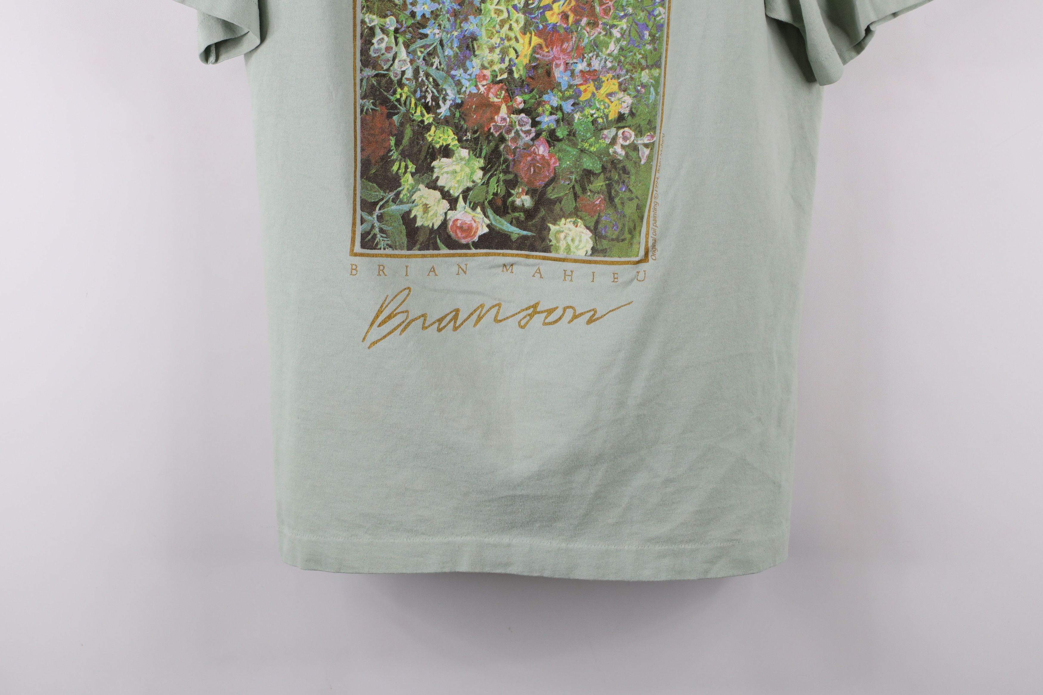 Vintage Vintage 90s Streetwear Bouquet Brian Mahieu T-Shirt USA Size L / US 10 / IT 46 - 3 Thumbnail