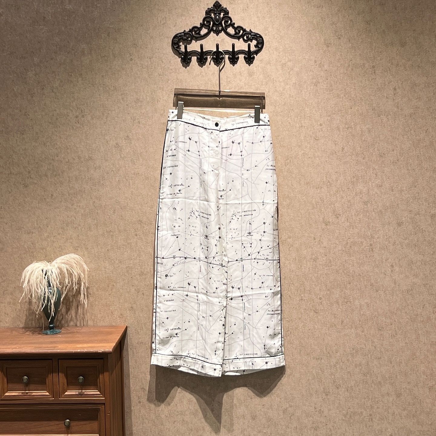 Dior Dior Zodiac Print Silk Pants Size 38 Size 27" / US 4 / IT 40 - 1 Thumbnail