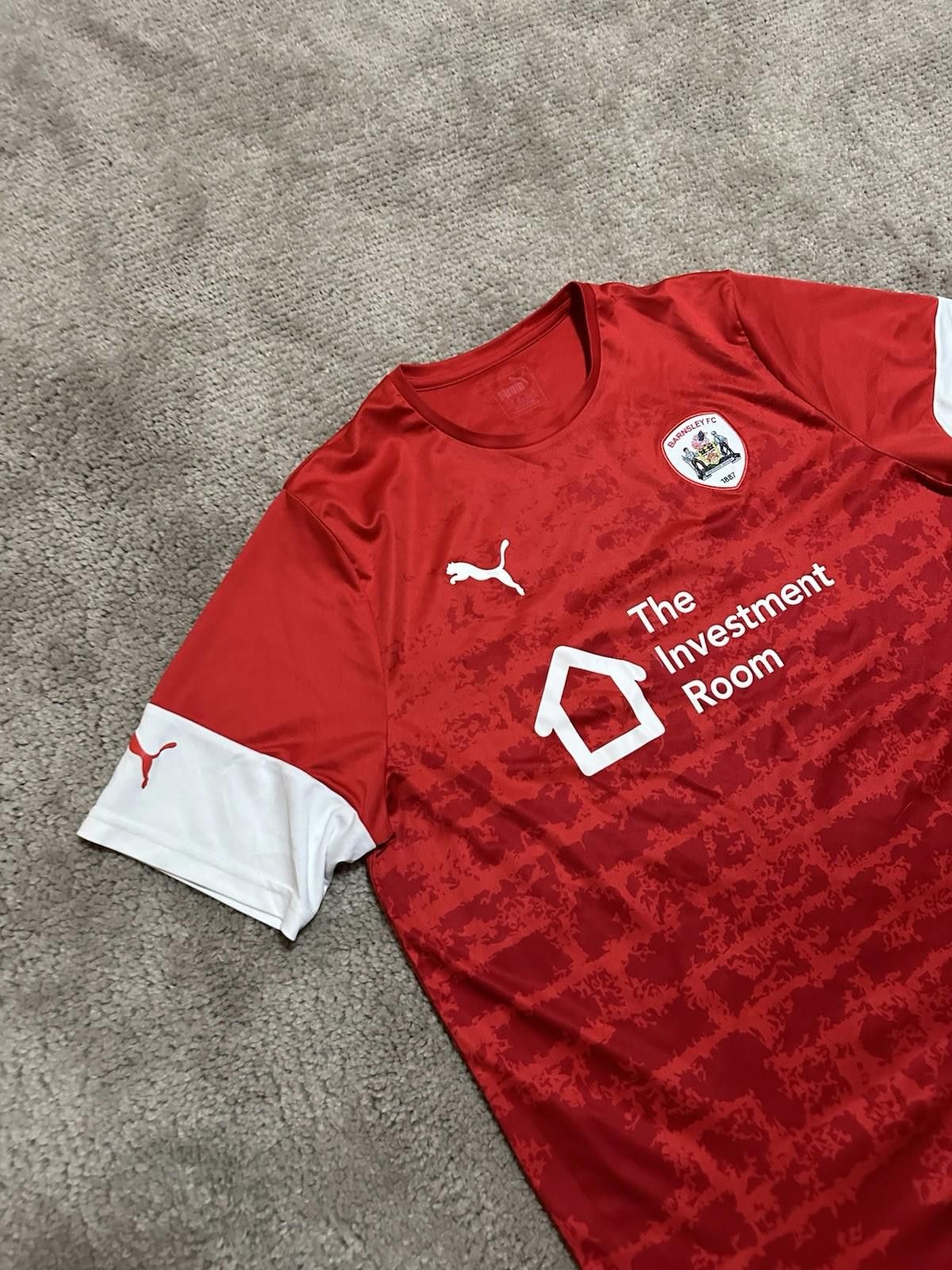 Puma BARNSLEY ENGLAND 2019/2020 AWAY FOOTBALL SHIRT JERSEY PUMA Size US XL / EU 56 / 4 - 3 Thumbnail