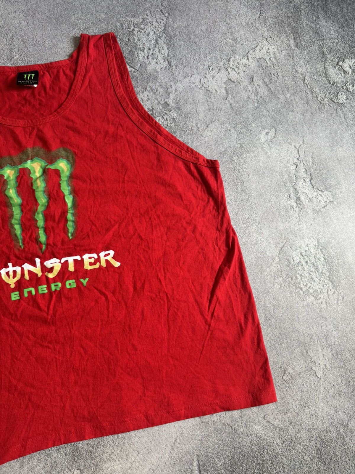 Fox Racing Monster Energy XXL biglogo racing tank top sleeveless shirt Size US XXL / EU 58 / 5 - 9 Thumbnail