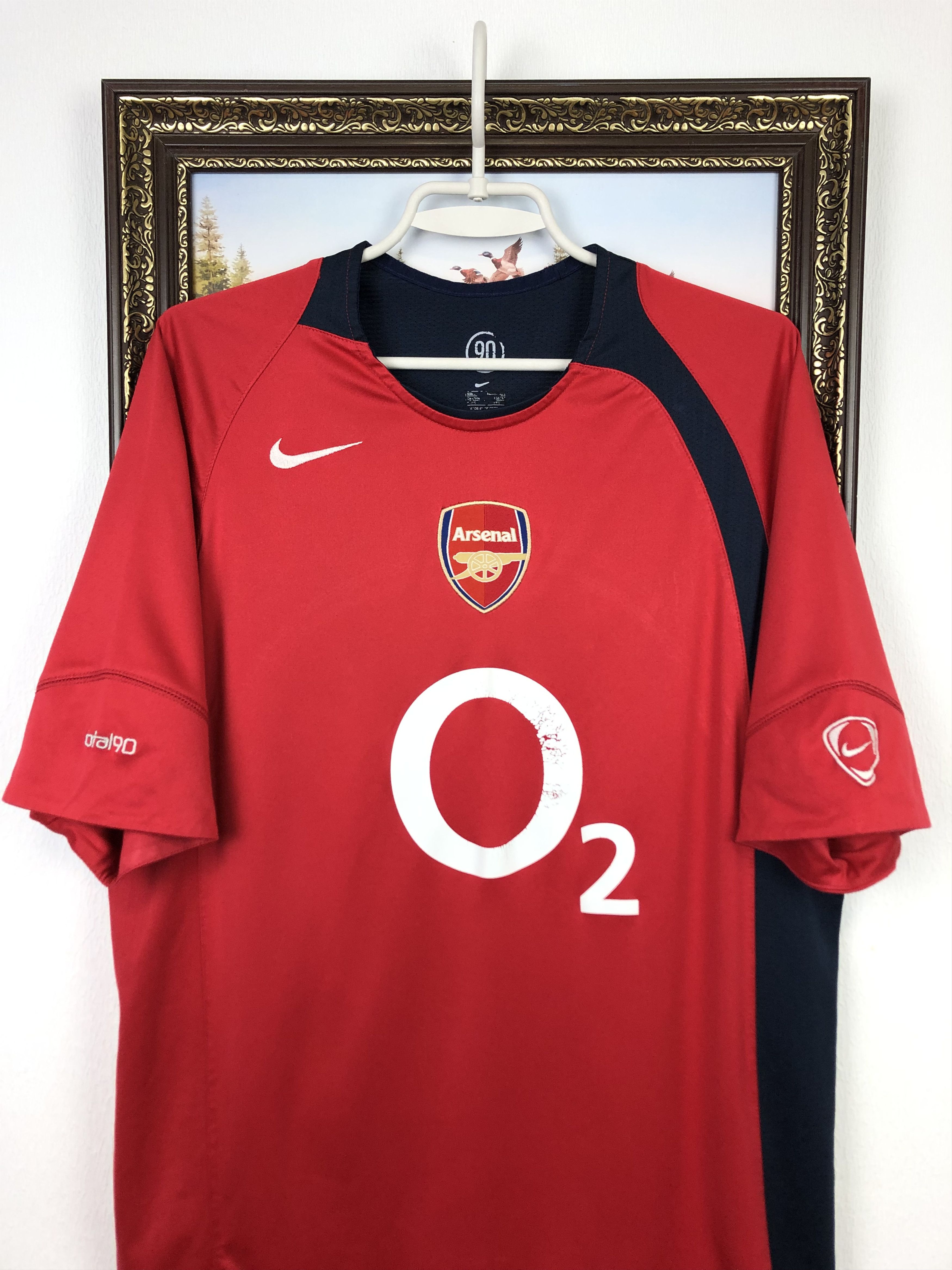トップス NIKE O2  Arsenal Nike Arsenal O2 Jersey T-shirt Football Soccer Mens Size XL
