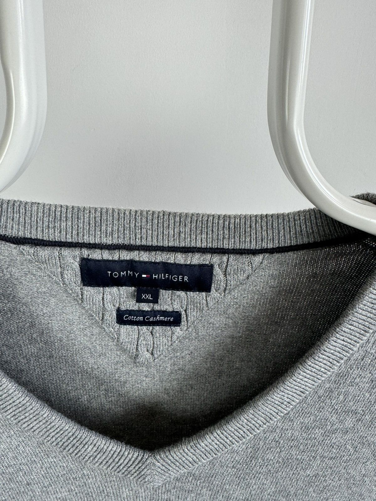 Tommy Hilfiger × Vintage Tommy Hilfiger Cotton Cashmere Jumper Sweater Size US XXL / EU 58 / 5 - 3 Thumbnail
