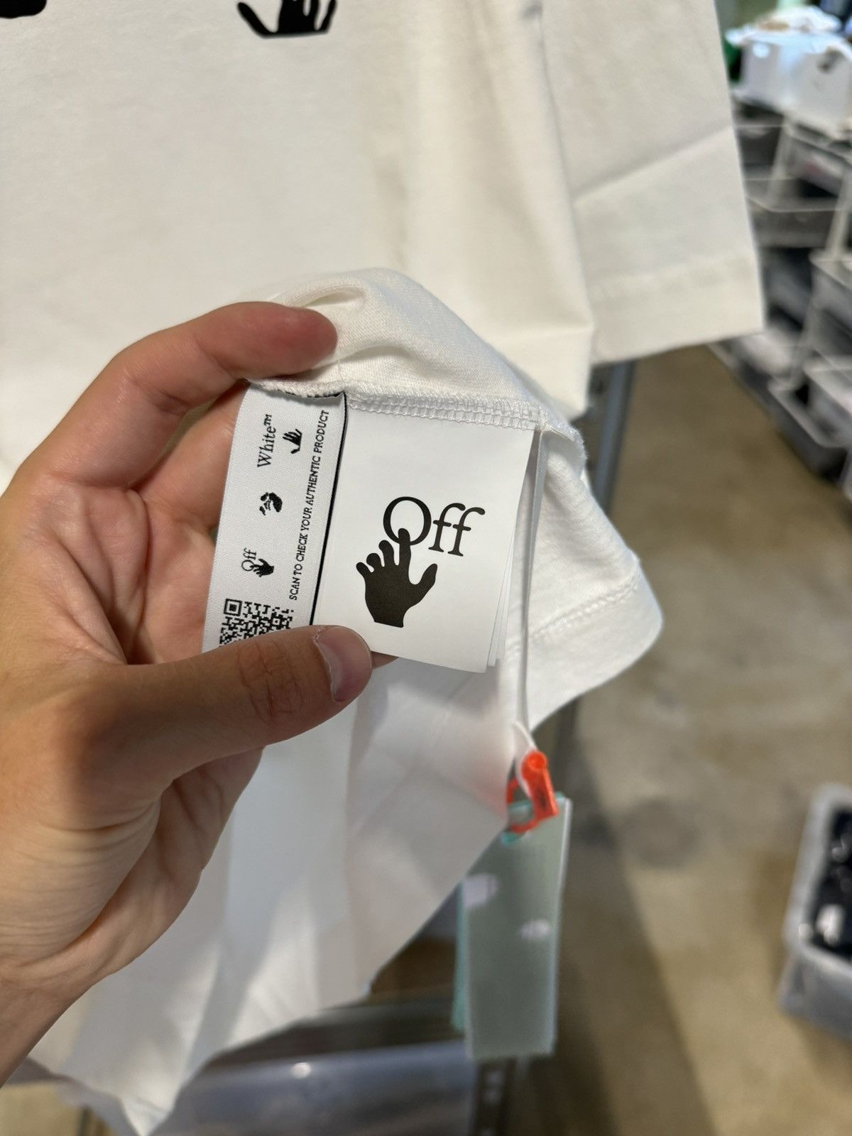 Off-White Off-White Big Logo T-Shirt NEW 500$ Size US XS / EU 42 / 0 - 4 Thumbnail