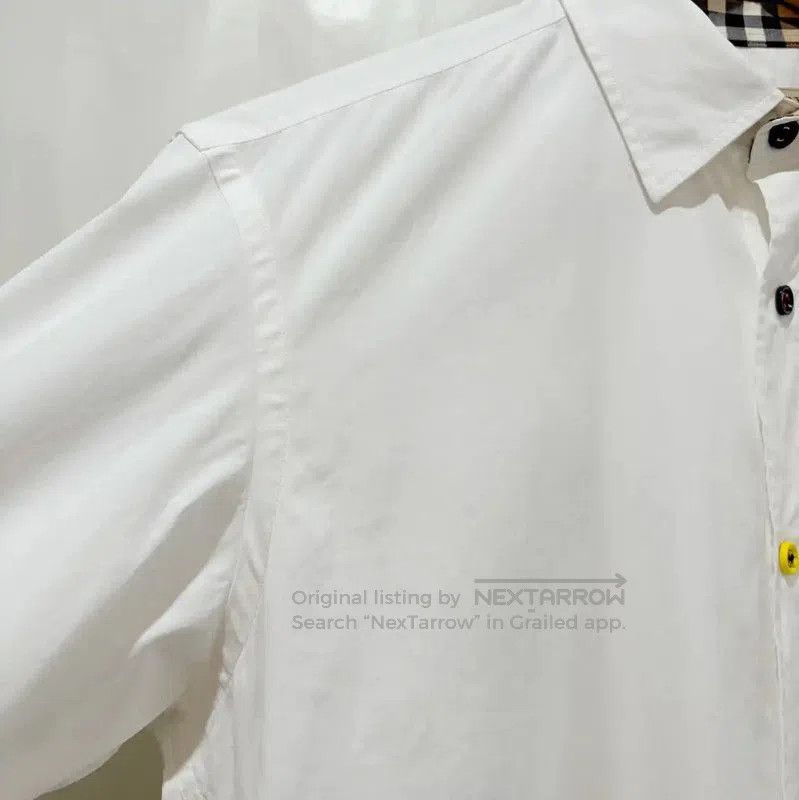 Burberry Burberry Long Sleeve White Cotton Shirt. Size US M / EU 48-50 / 2 - 4 Thumbnail