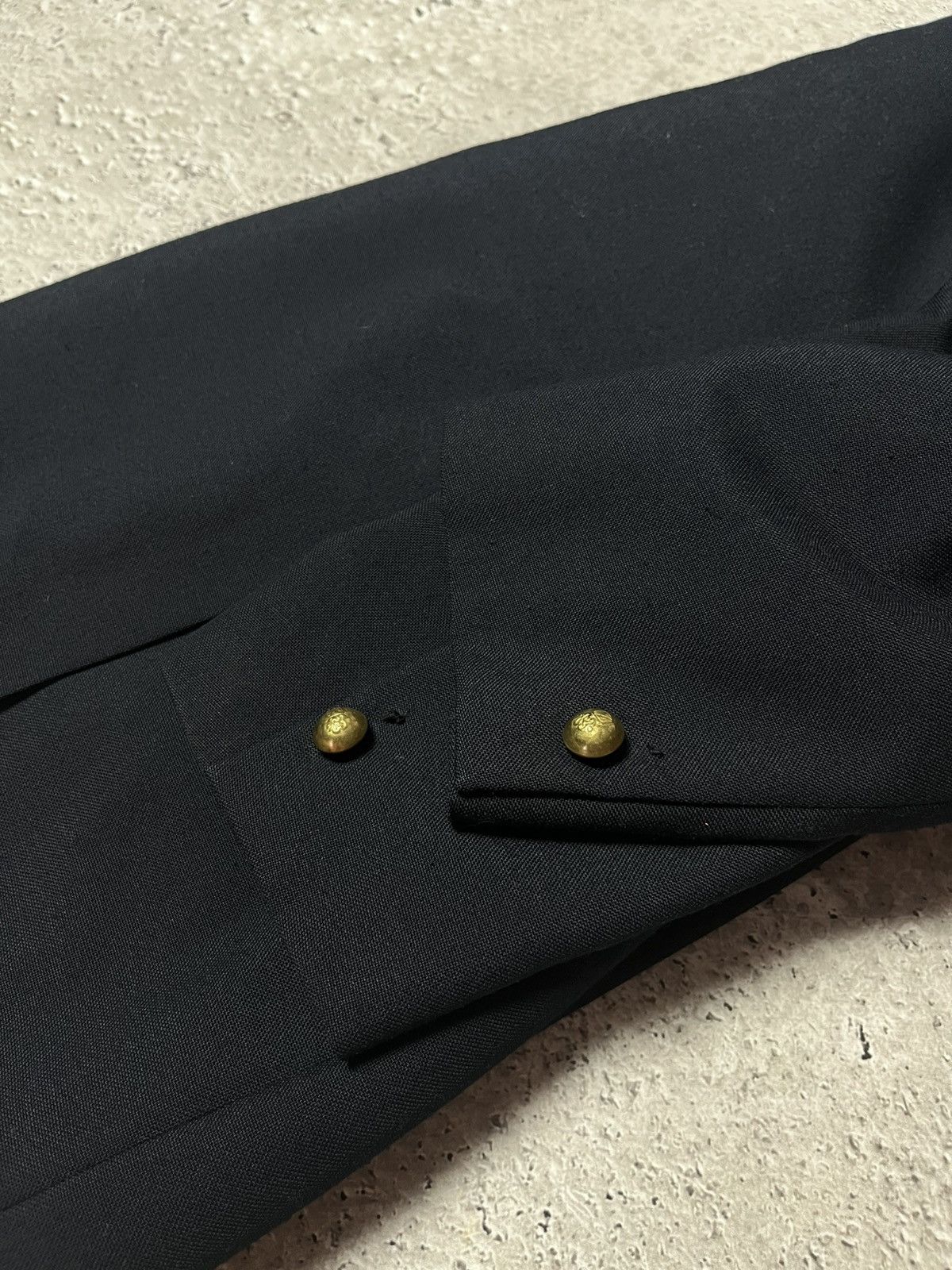 Other Vintage GRFC Bowls Double Breasted Blazer Navy Wool Blend Size 40R - 15 Thumbnail
