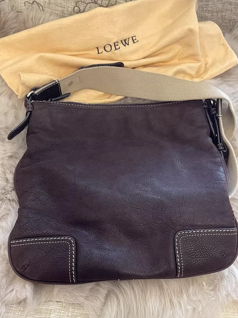 Loewe loewe Large suede cross-body bag 2503-Nextarrow Size ONE SIZE - 3 Thumbnail