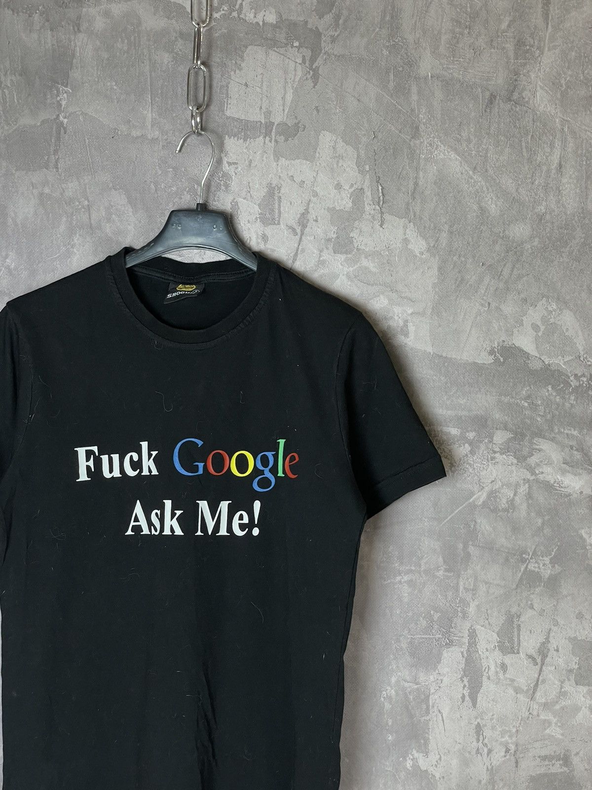 Vintage Fuck google ask me Humor vintage y2k T shirt 90s Size US S / EU 44-46 / 1 - 4 Thumbnail