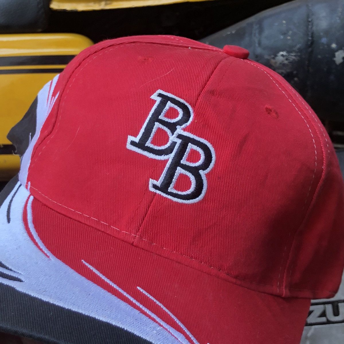 Vintage Vintage BB Racing Embroidery Hat Size ONE SIZE - 3 Thumbnail