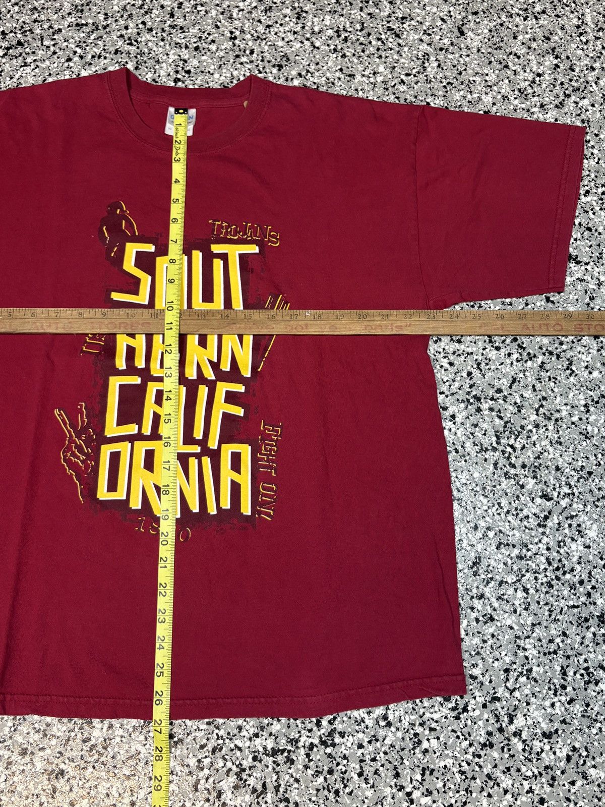 NCAA Vintage 1990s GILDAN USC “Southern California” Size XL 0534 Size US XXL / EU 58 / 5 - 6 Thumbnail