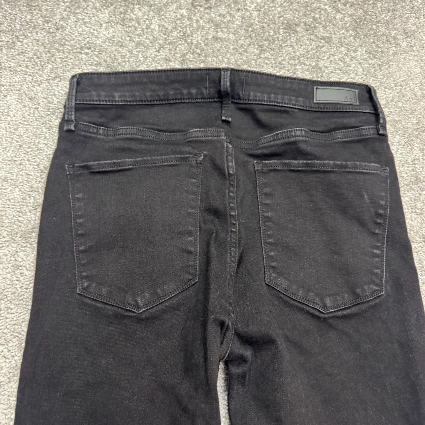 Abercrombie & Fitch Abercrombie & Fitch Jeans Womens 28 Black High Rise Skinny Denim 5-Pocket Slim Size 28" / US 6 / IT 42 - 4 Thumbnail