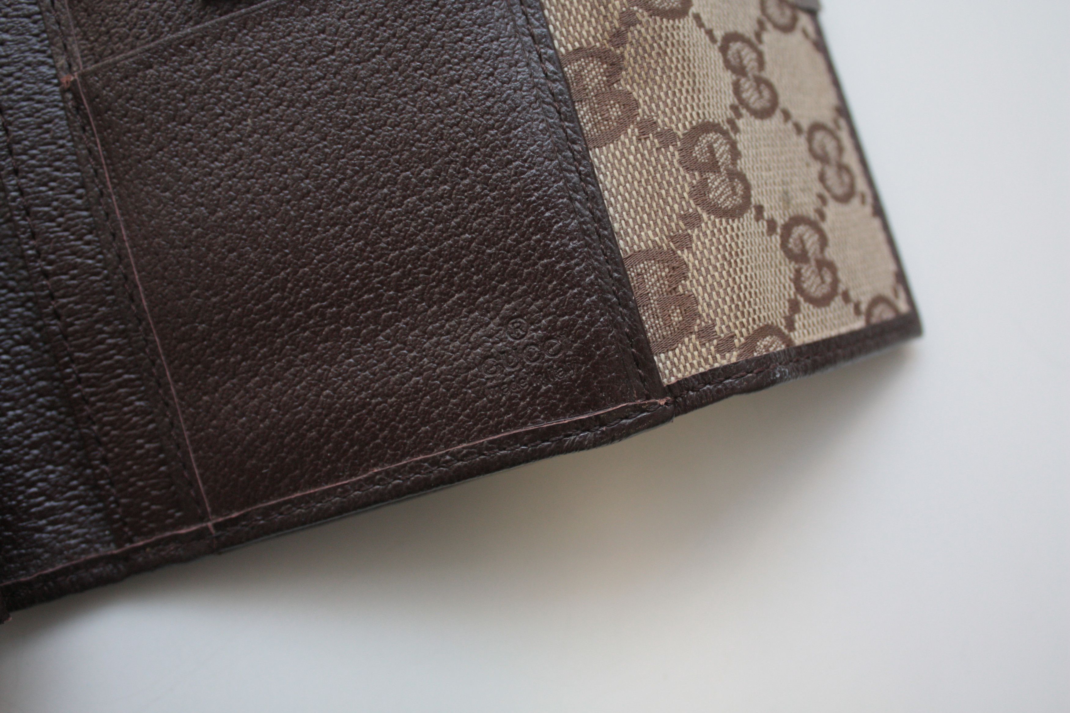 Gucci Gucci Canvas Continental Monogram Clutch Wallet 112715 3661 Size ONE SIZE - 6 Thumbnail