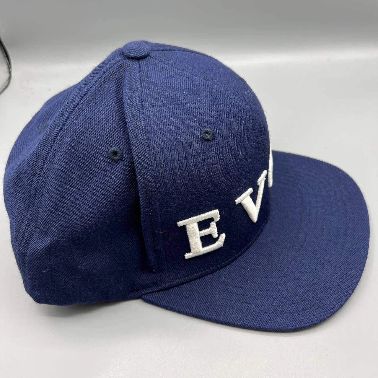 Yupong Evol Hat Men Navy Green Embroidered Yupoong Snap Back Cap Size ONE SIZE - 4 Thumbnail