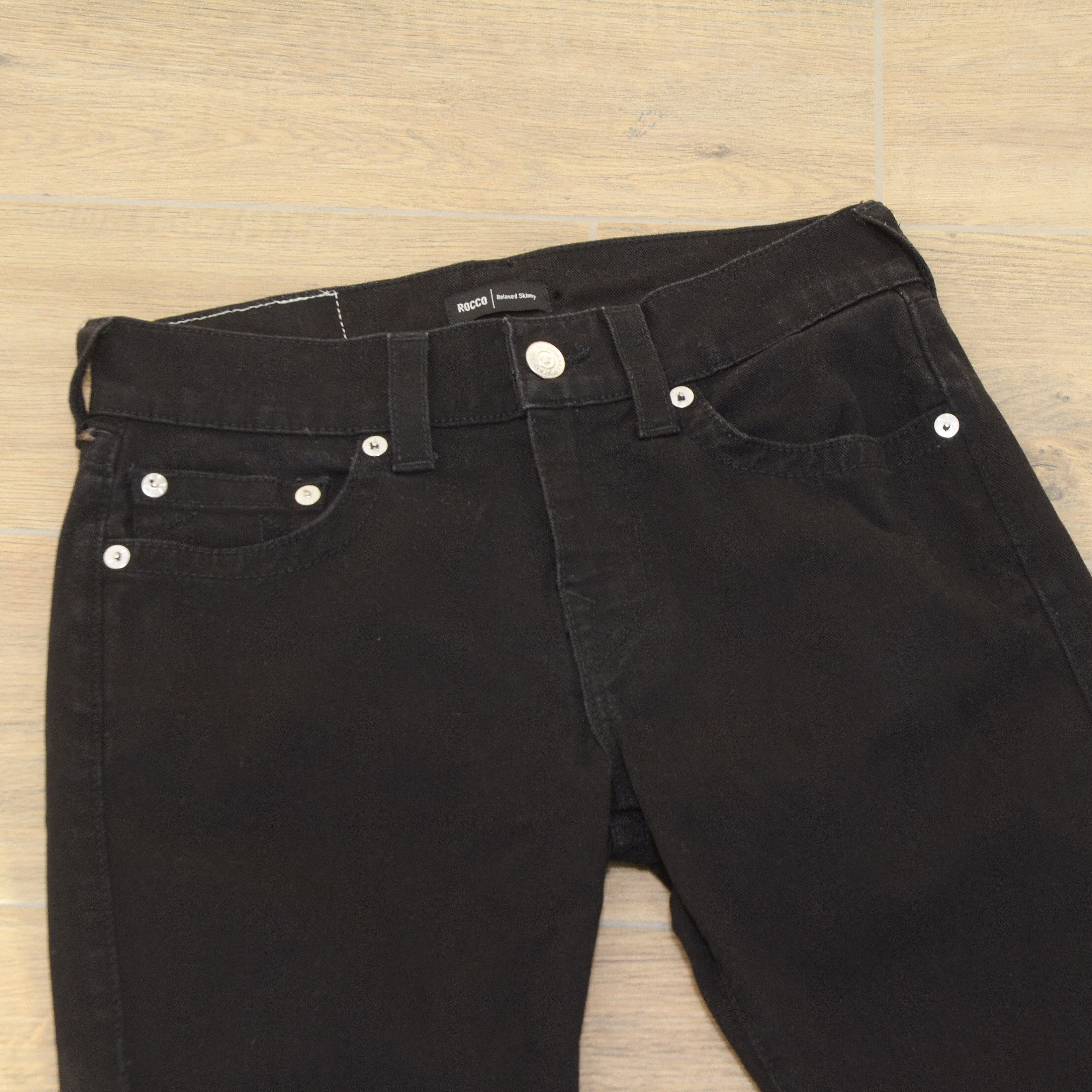 True Religion True Religion Rocco Relaxed Skinny jeans y2k black denim Size US 30 / EU 46 - 3 Thumbnail