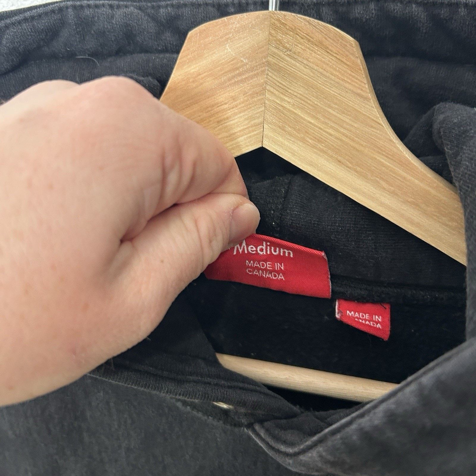 Supreme Supreme Black Embroidered Pullover Striped Hoodie “Black” Size US M / EU 48-50 / 2 - 15 Thumbnail