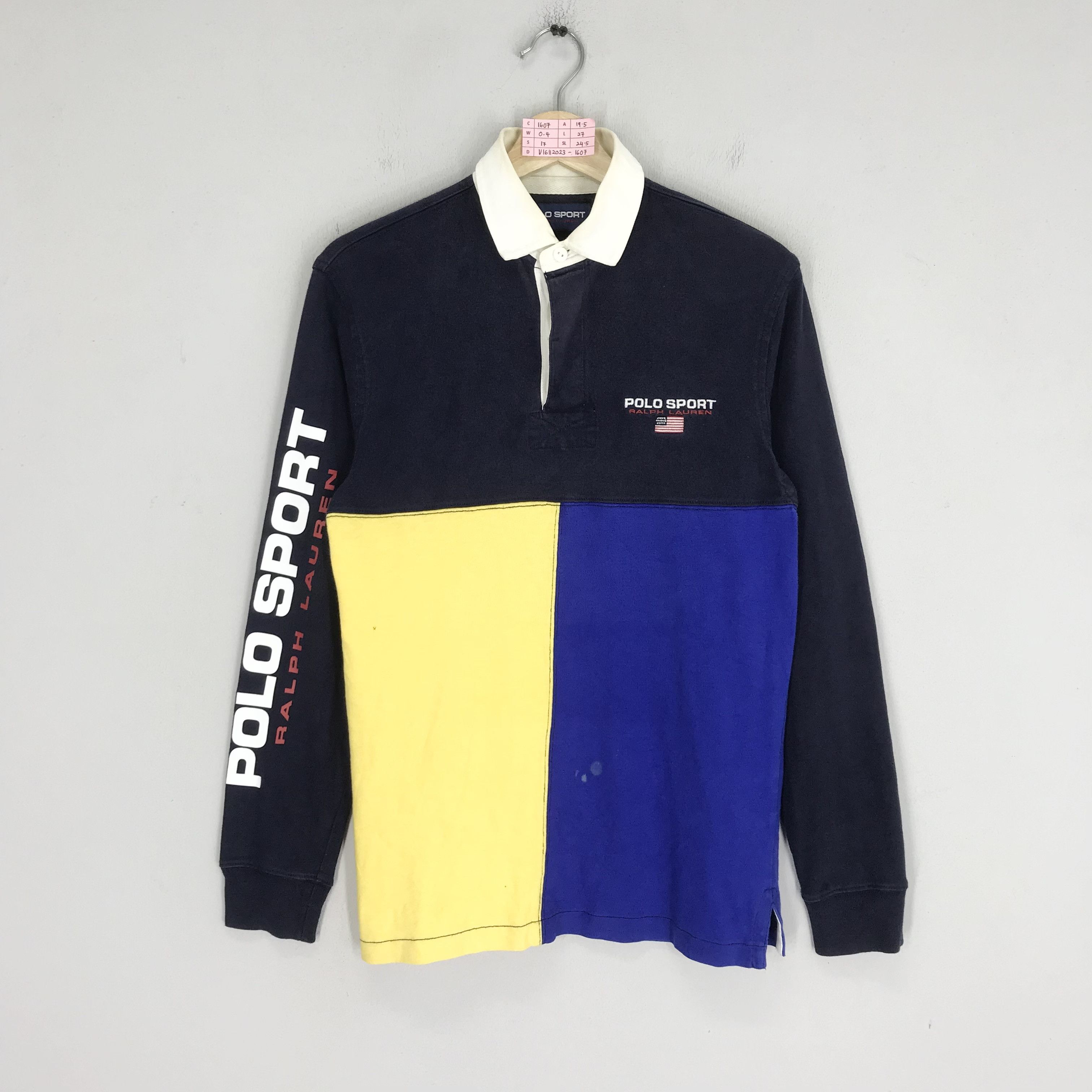 POLO SPORT】1990s Big Size Rugger Shirt