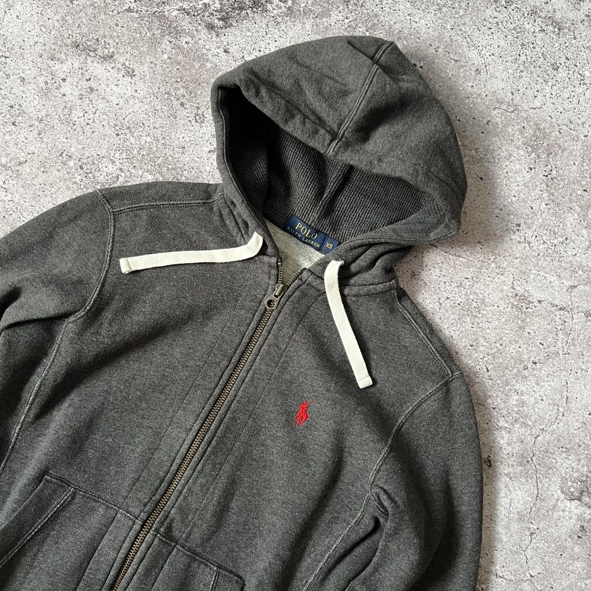 Polo Ralph Lauren Polo Ralph Lauren Women's XS Grey Full Zip Hoodie Size XS / US 0-2 / IT 36-38 - 2 Thumbnail