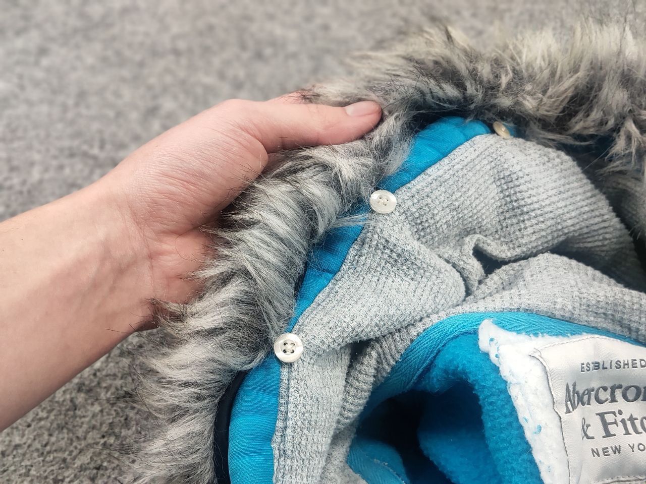 Abercrombie & Fitch Abercrombie Vintage Y2K crazy fur zip Hoodie if six was nine Size M / US 6-8 / IT 42-44 - 15 Thumbnail
