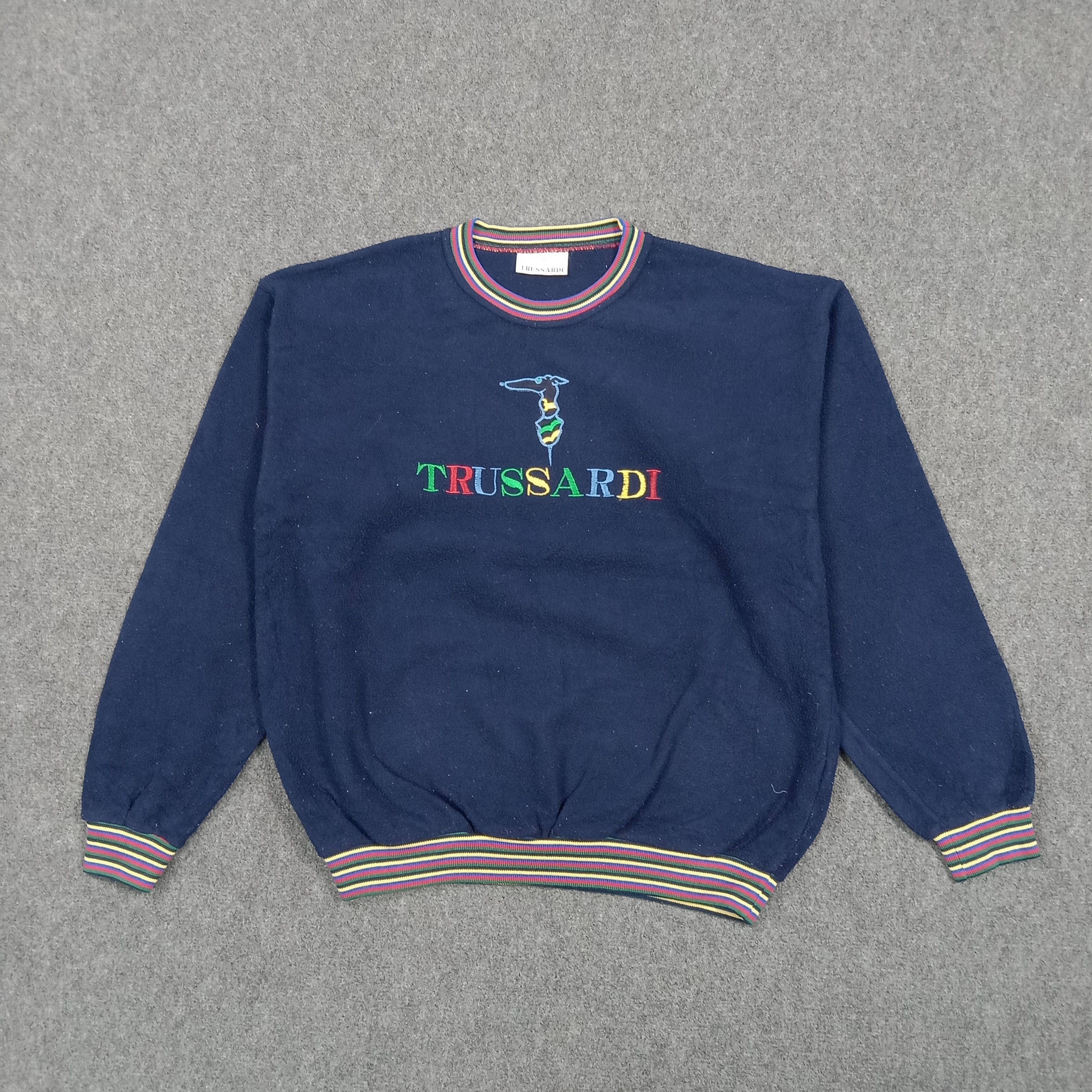 Trussardi Italy Embroidered Logo Sweatshirt C281N18