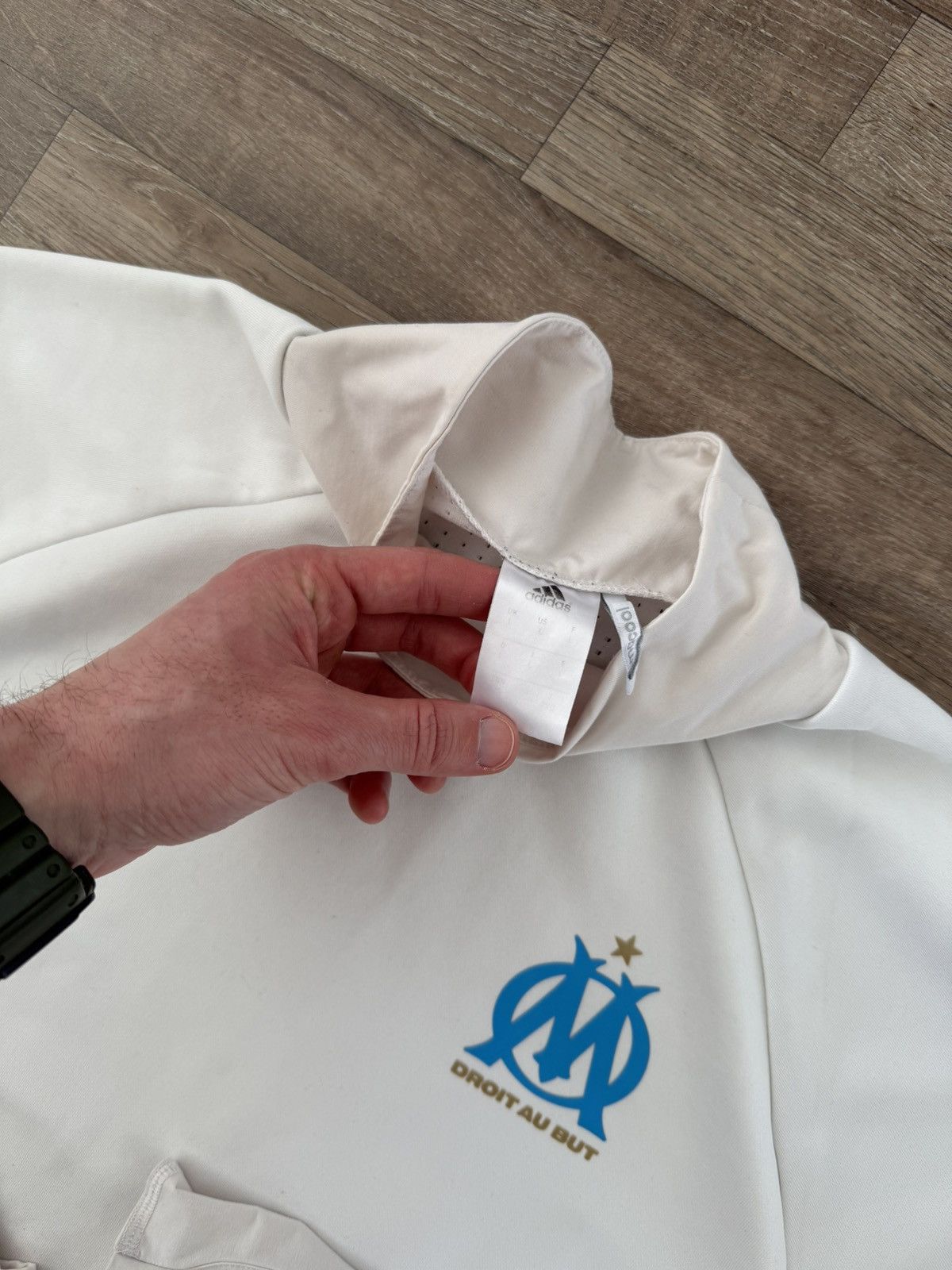 Adidas Olimpique Marseille Y2k Drill Rare Blokecore Soccer Jacket Size US L / EU 52-54 / 3 - 8 Thumbnail