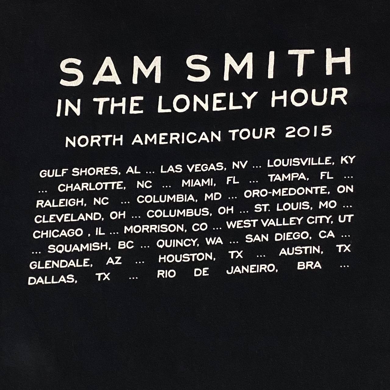 Band Tees Sam smith solo singer in the lonely hour tour Size US XL / EU 56 / 4 - 4 Thumbnail