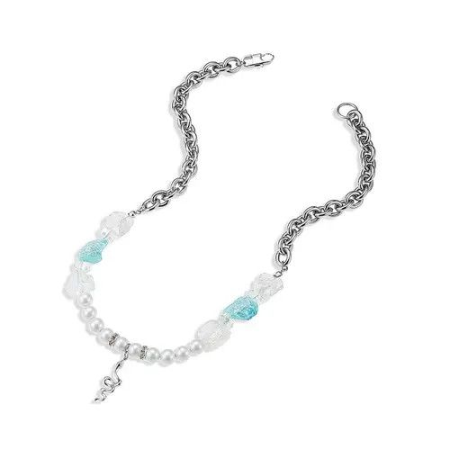 Jewelry × Vintage Vintage pearl crystal necklace Size ONE SIZE - 4 Thumbnail