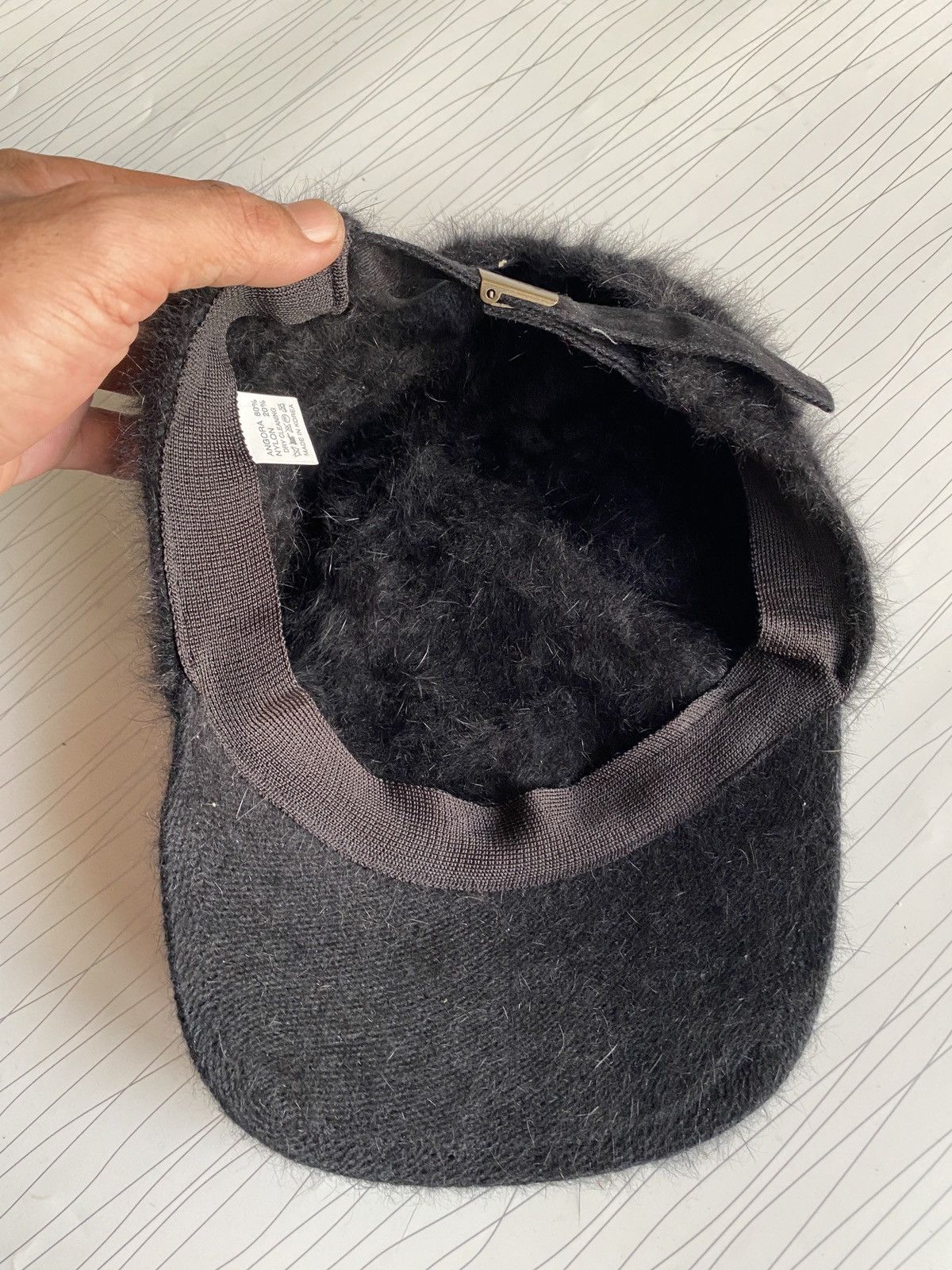 Le Grande Bleu (L.G.B.) Avant-Garde Faux Fur Baseball Cap Clear Vinyl Brim Size ONE SIZE - 6 Thumbnail