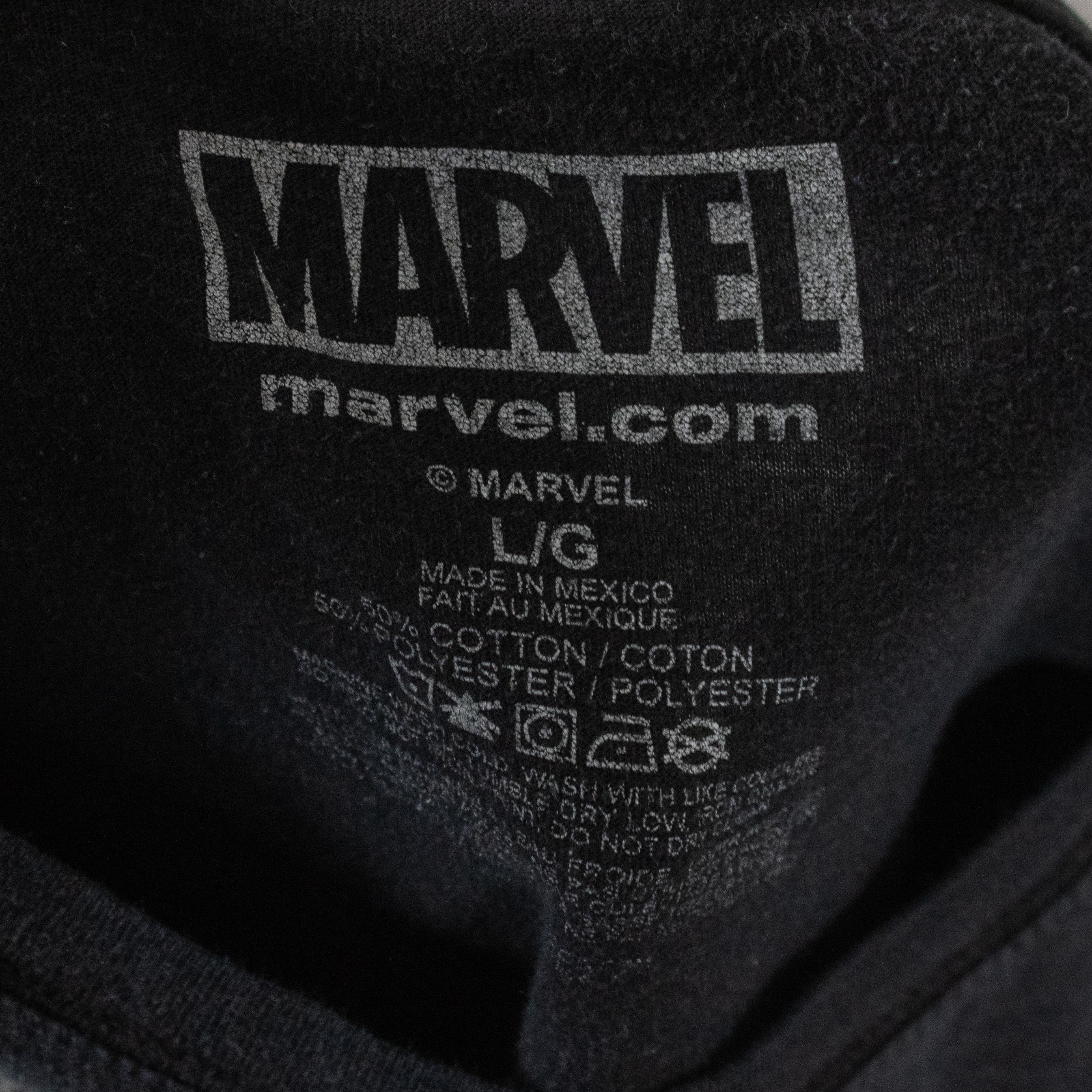 Marvel Comics Marvel Punisher Y2K Goth Grunge Ken Carson Black T-Shirt Size US L / EU 52-54 / 3 - 4 Thumbnail