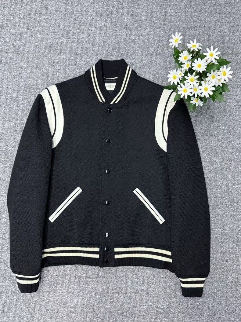 Saint Laurent Paris Saint Laurent Paris Classic baseball jacket-2506 Size US M / EU 48-50 / 2 - 1 Thumbnail