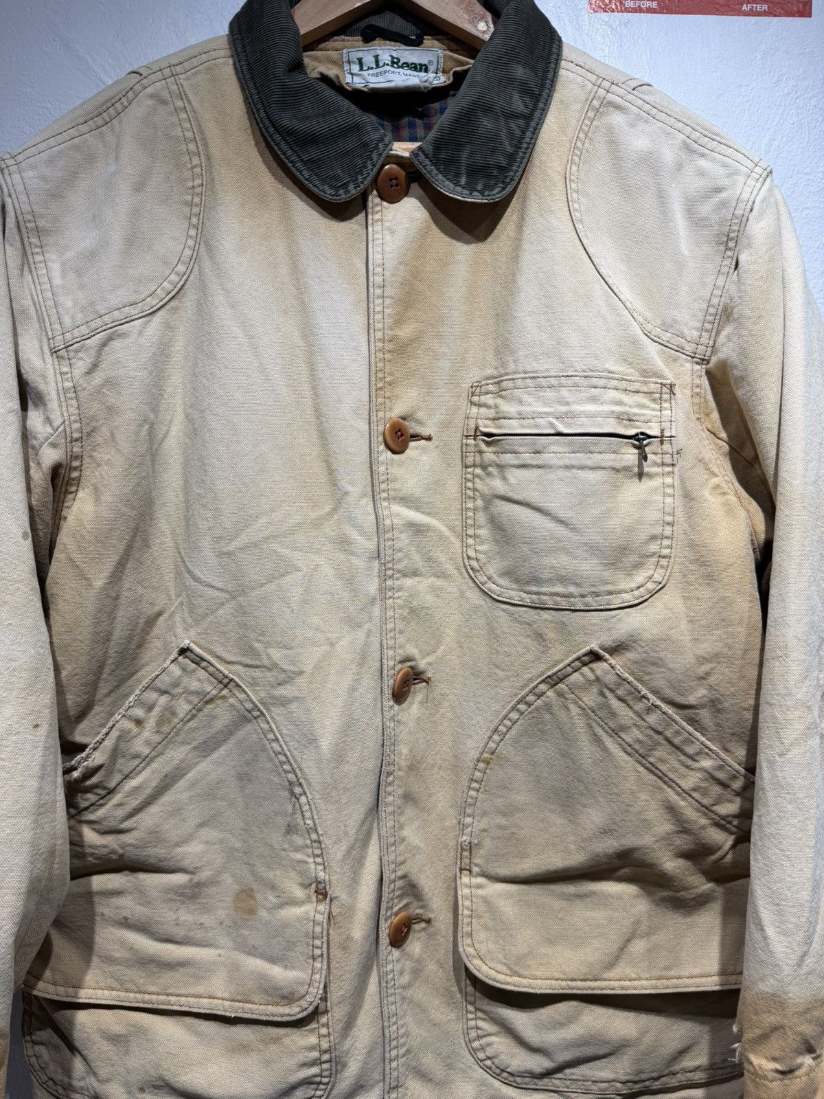 L.L. Bean Vintage 90s Ll Bean Chore jacket Size US L / EU 52-54 / 3 - 5 Thumbnail