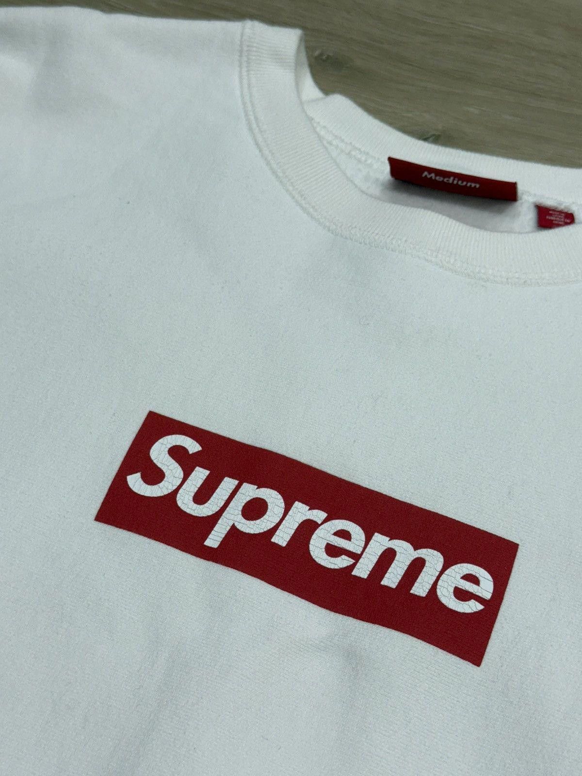 Supreme Supreme Washed Box Logo Crewneck Sweatshirt Size US M / EU 48-50 / 2 - 2 Thumbnail