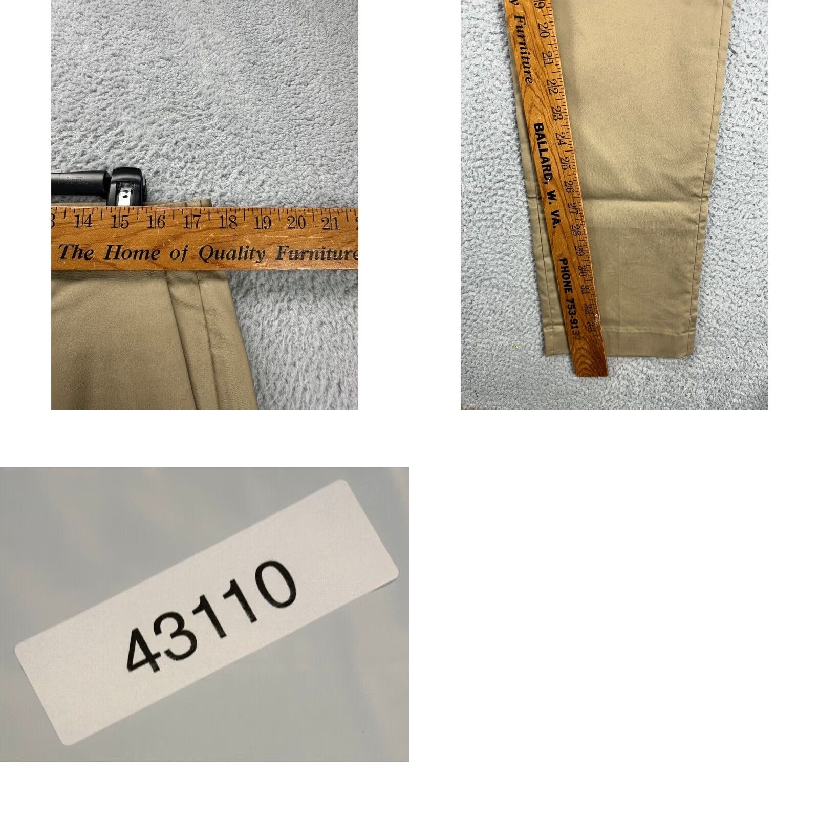 Vintage VINTAGE J Crew Pants Mens 34X36 Ludlow Tan Khakis Chino 3XDry Slim Fit Flat Front NEW A8 Size US 34 / EU 50 - 8 Thumbnail
