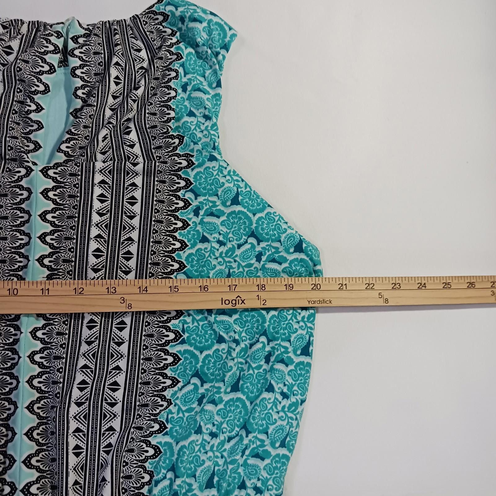 Other London Style Collection #153031 Women 16 Green & Black Dress Size XXL / US 16-18 / IT 52-54 - 4 Thumbnail